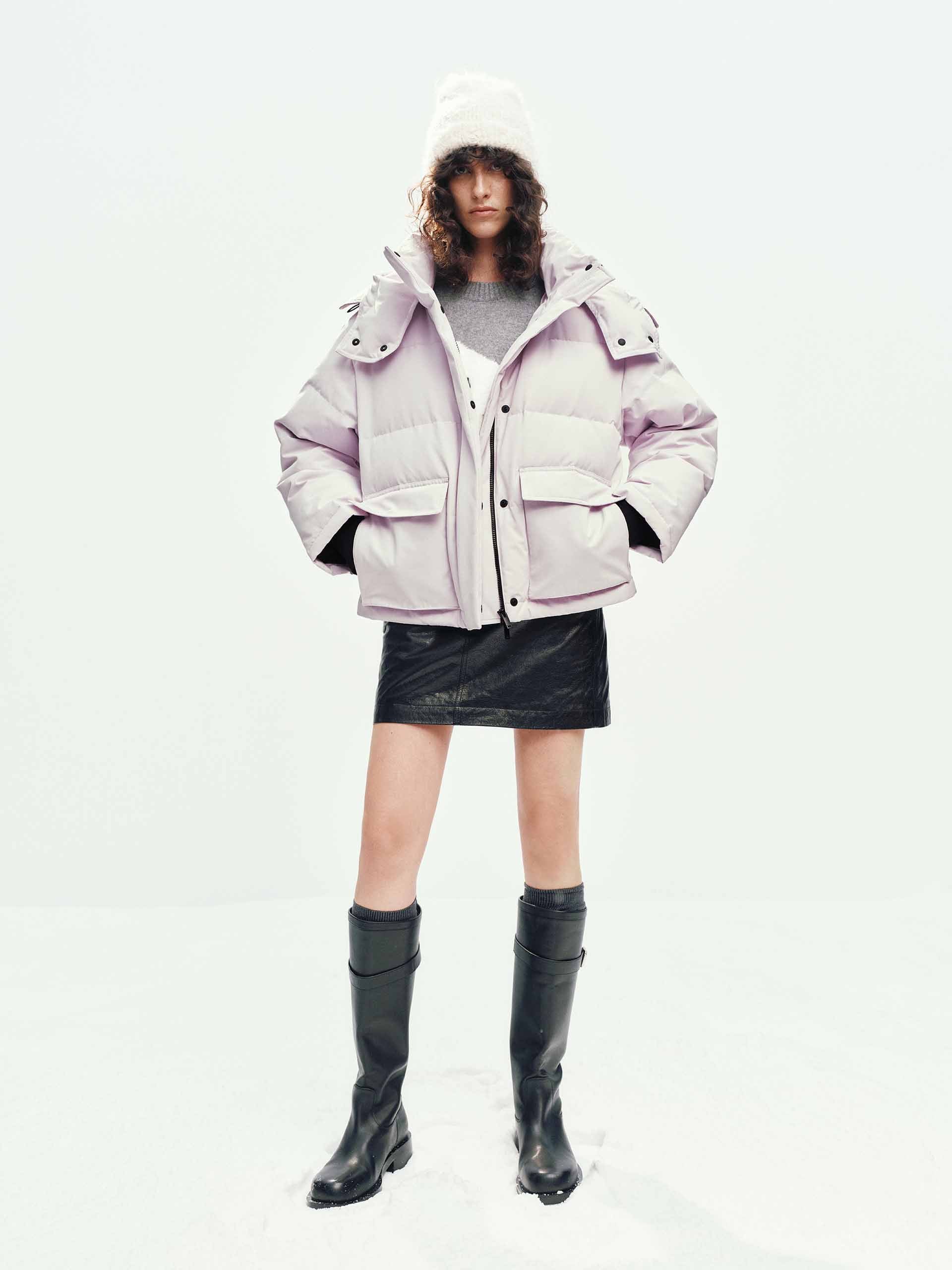 Retractable Hooded Down Jacket