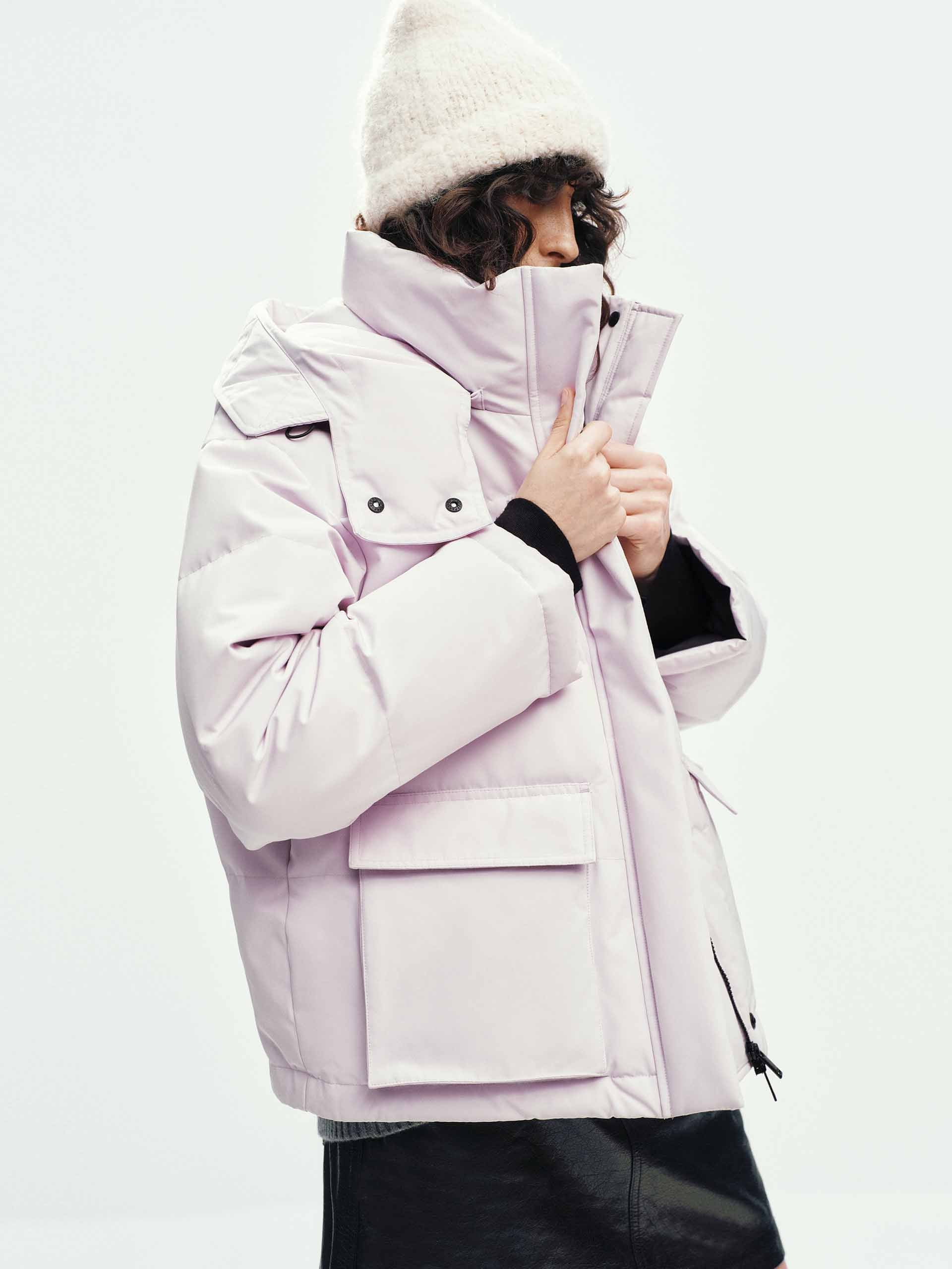 Retractable Hooded Down Jacket