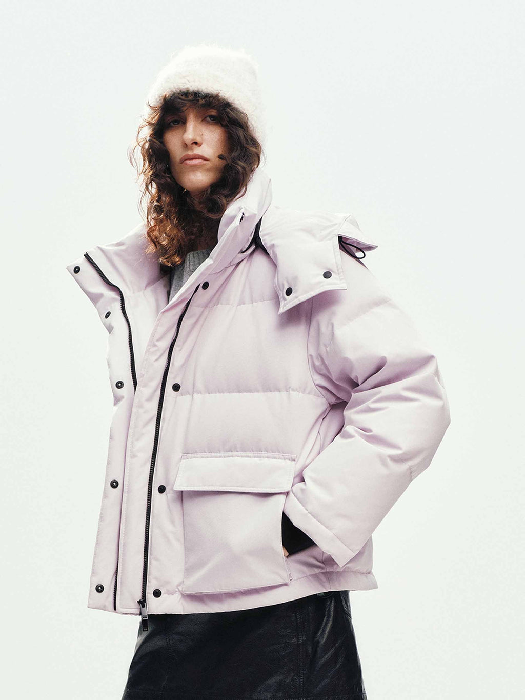 Retractable Hooded Down Jacket