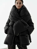 With Scraf Goose Down Jacket