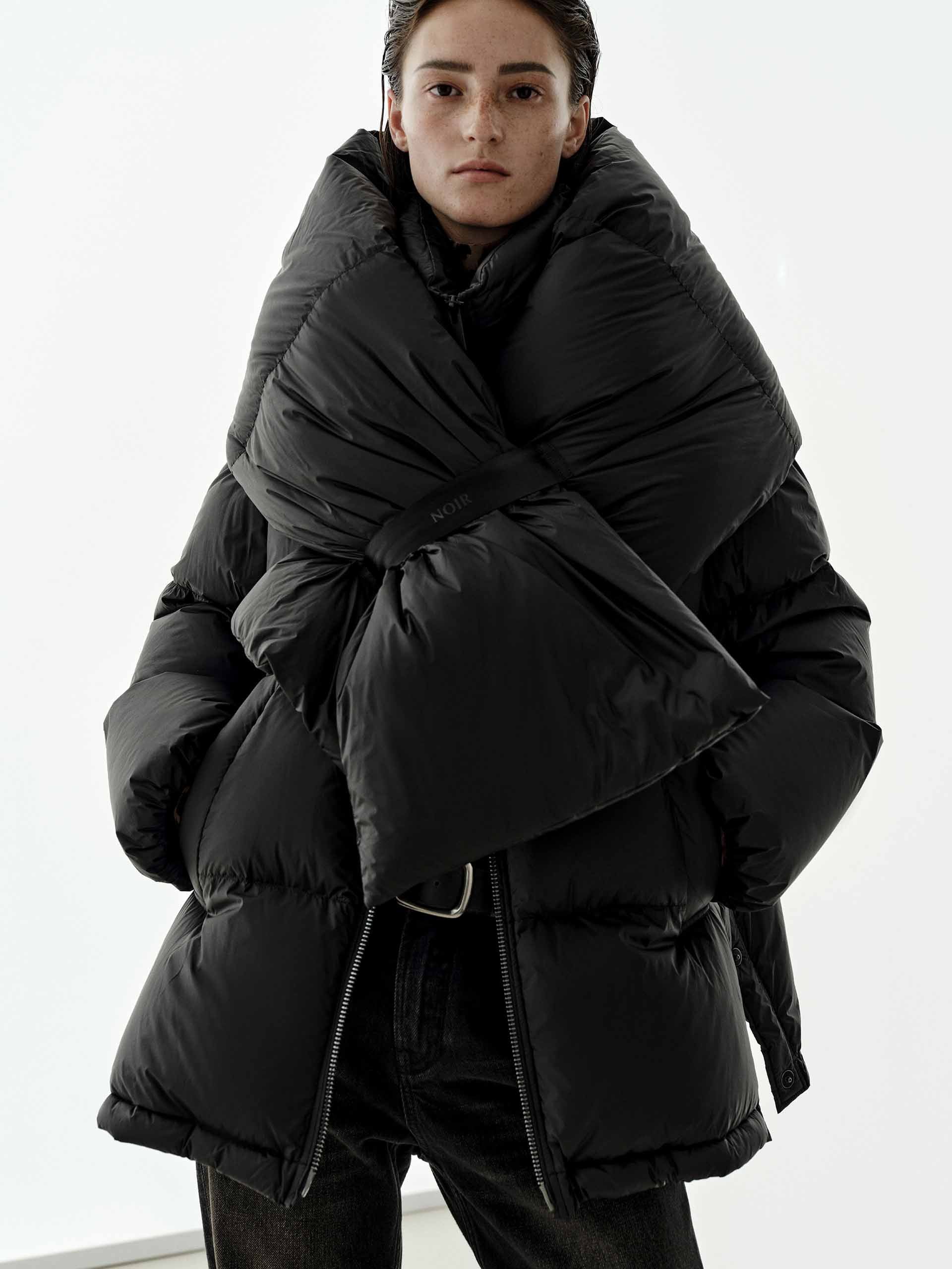 With Scraf Goose Down Jacket