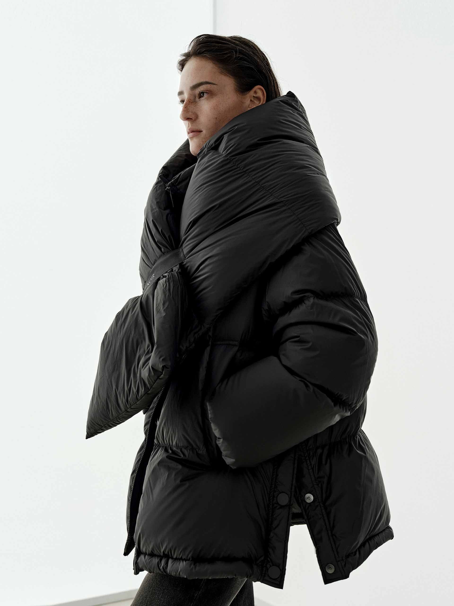 With Scraf Goose Down Jacket