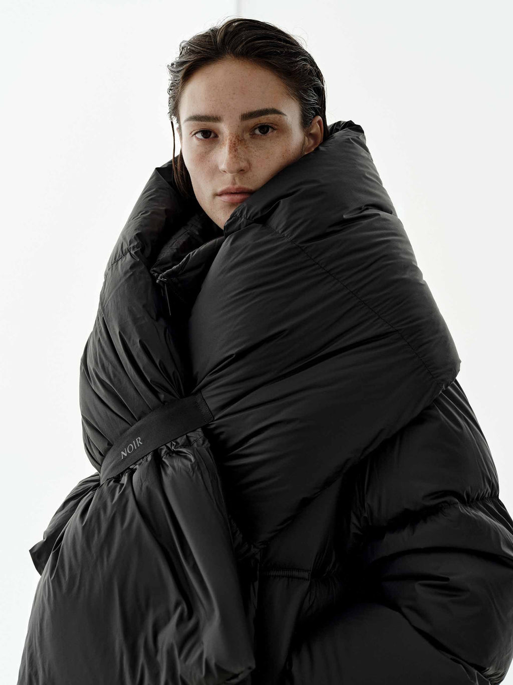 With Scraf Goose Down Jacket