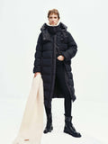 Detachable Fur Collar Long Down Jacket