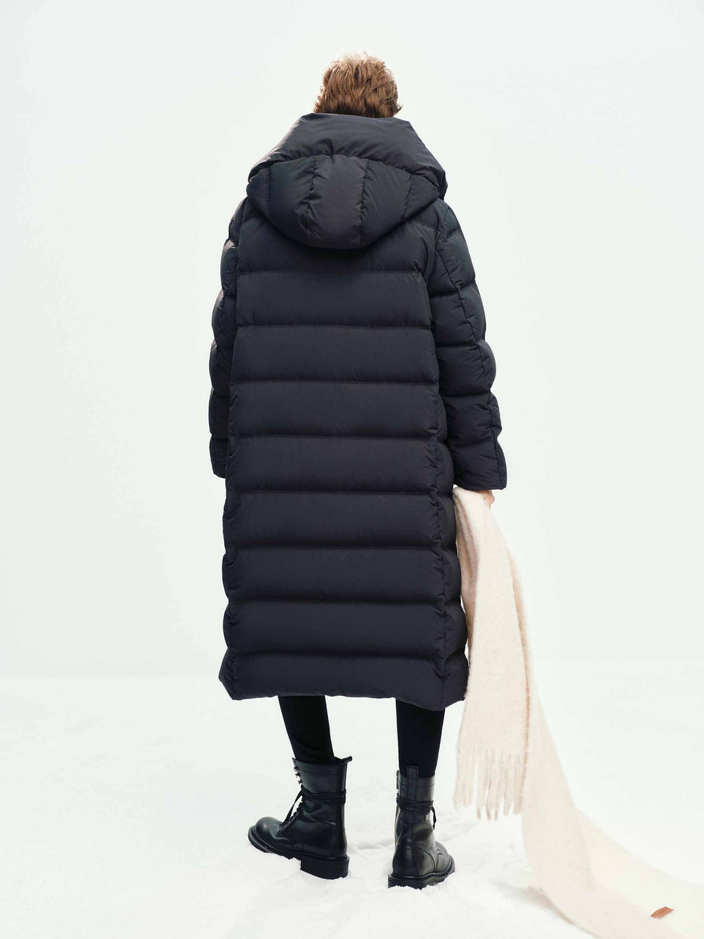 Detachable Fur Collar Long Down Jacket