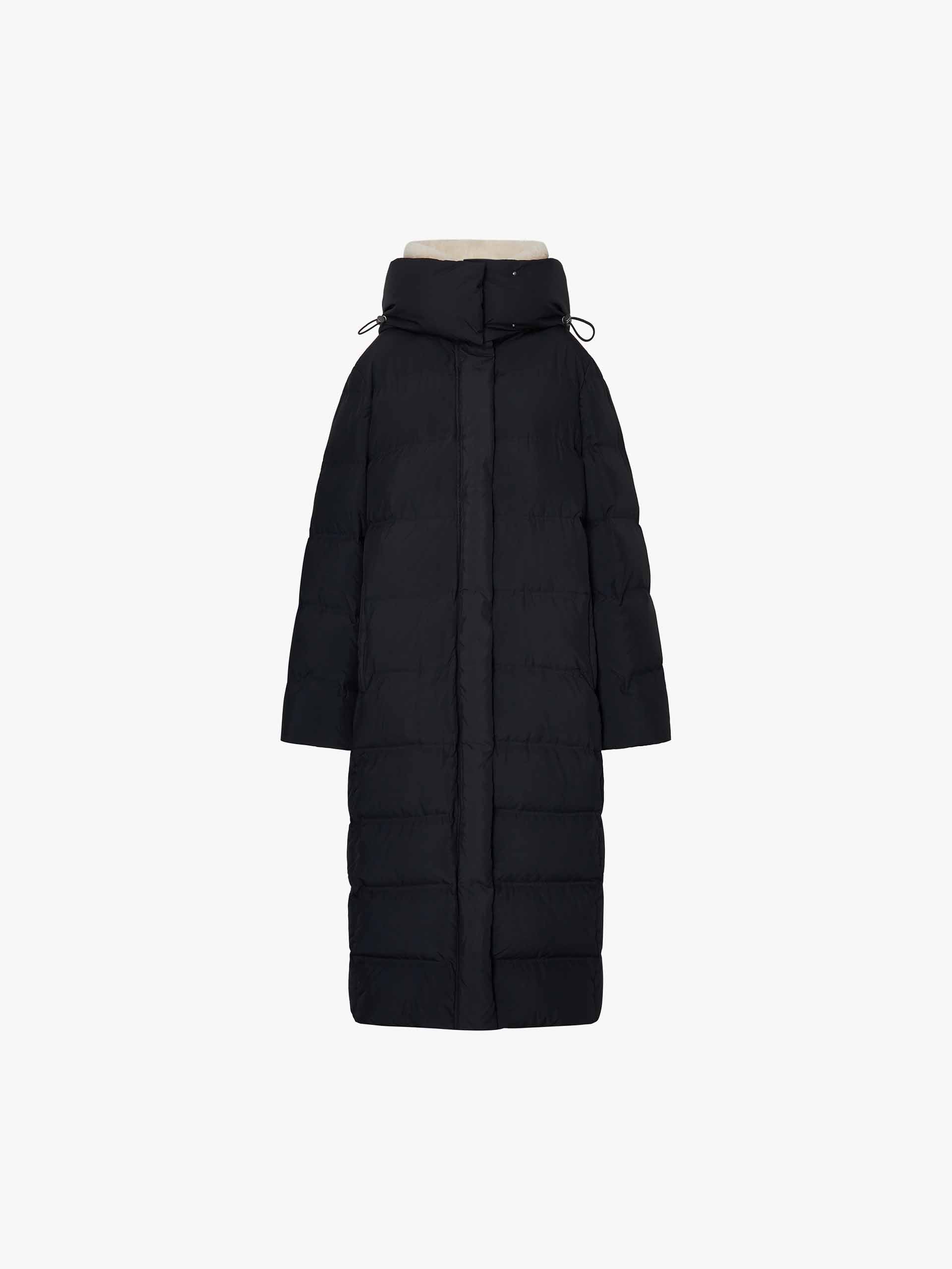 Detachable Fur Collar Long Down Jacket