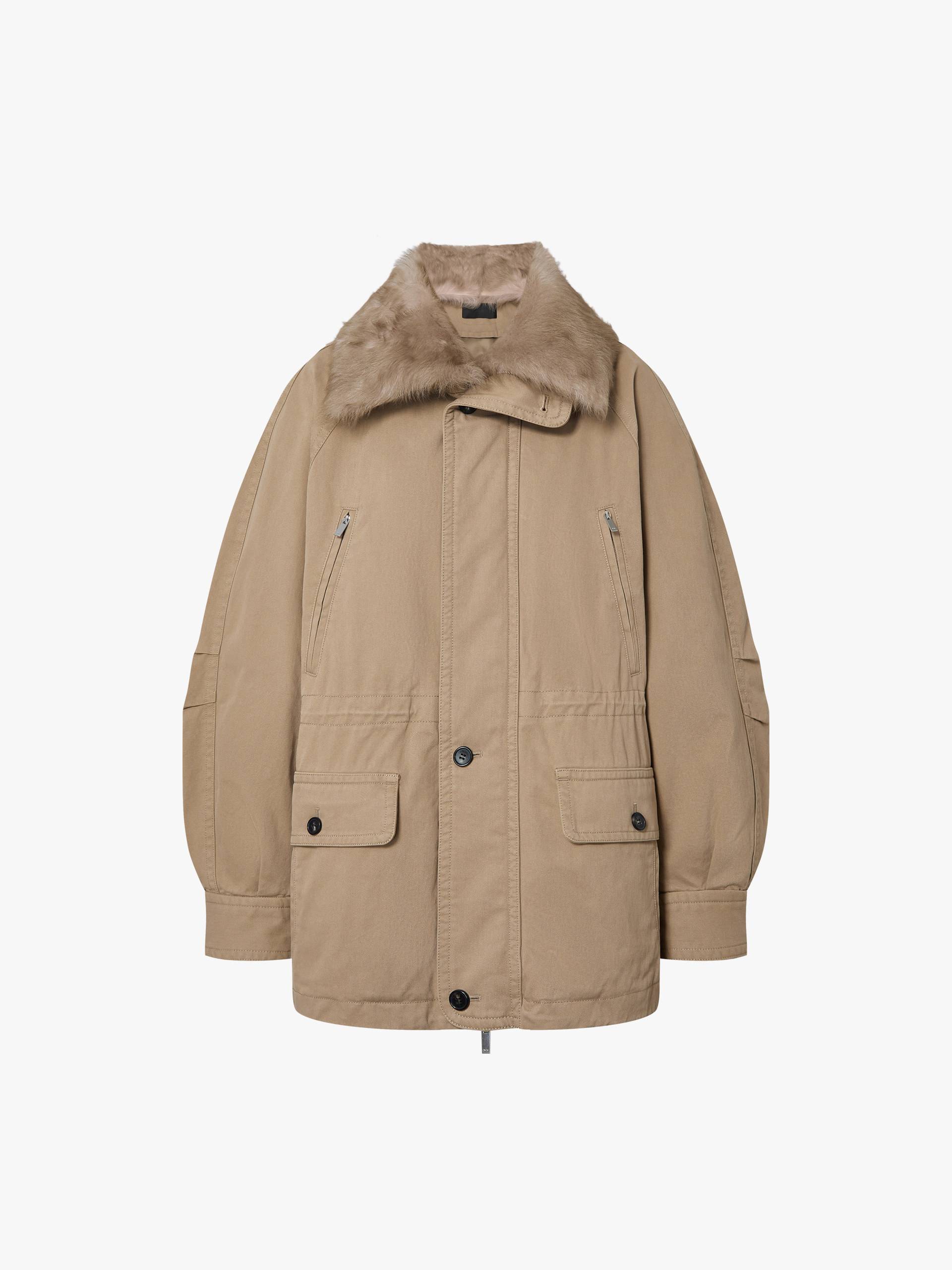 Drawstring Cotton Quilted Jacket