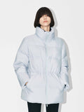 Hooded Zipper Down Jacket