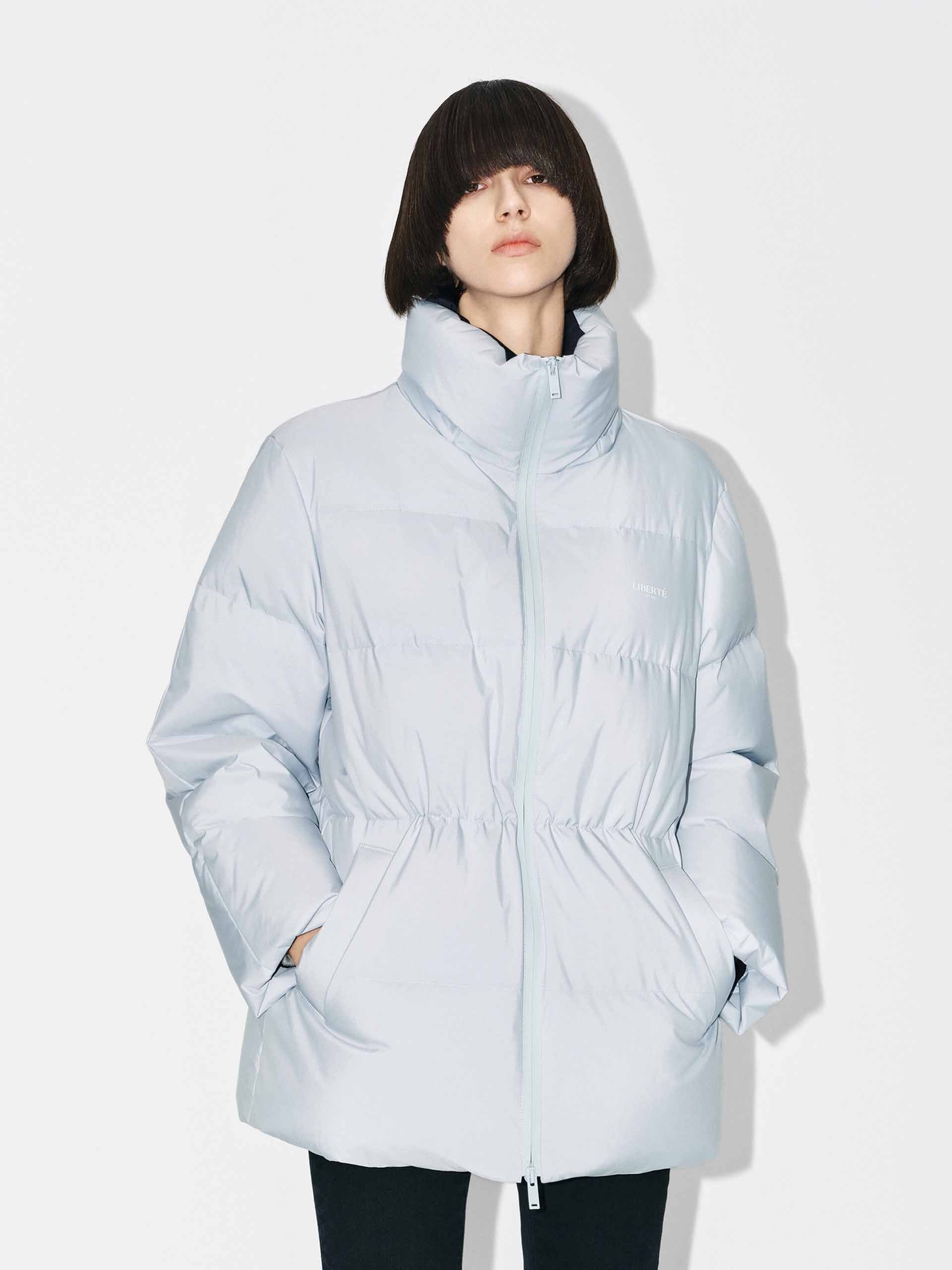 Hooded Zipper Down Jacket