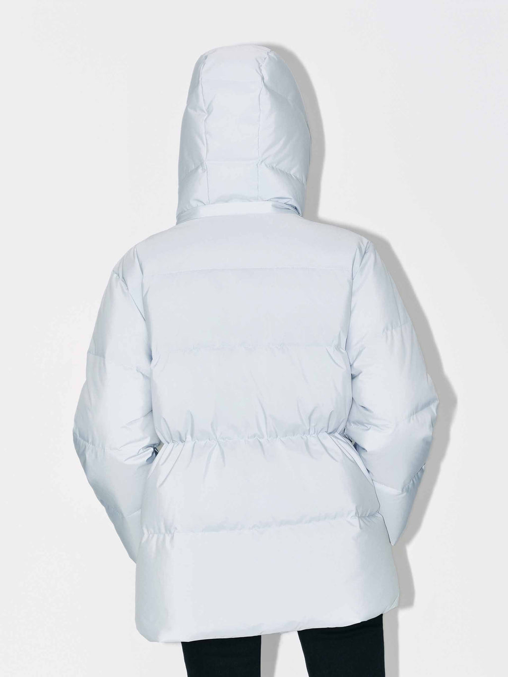 Hooded Zipper Down Jacket