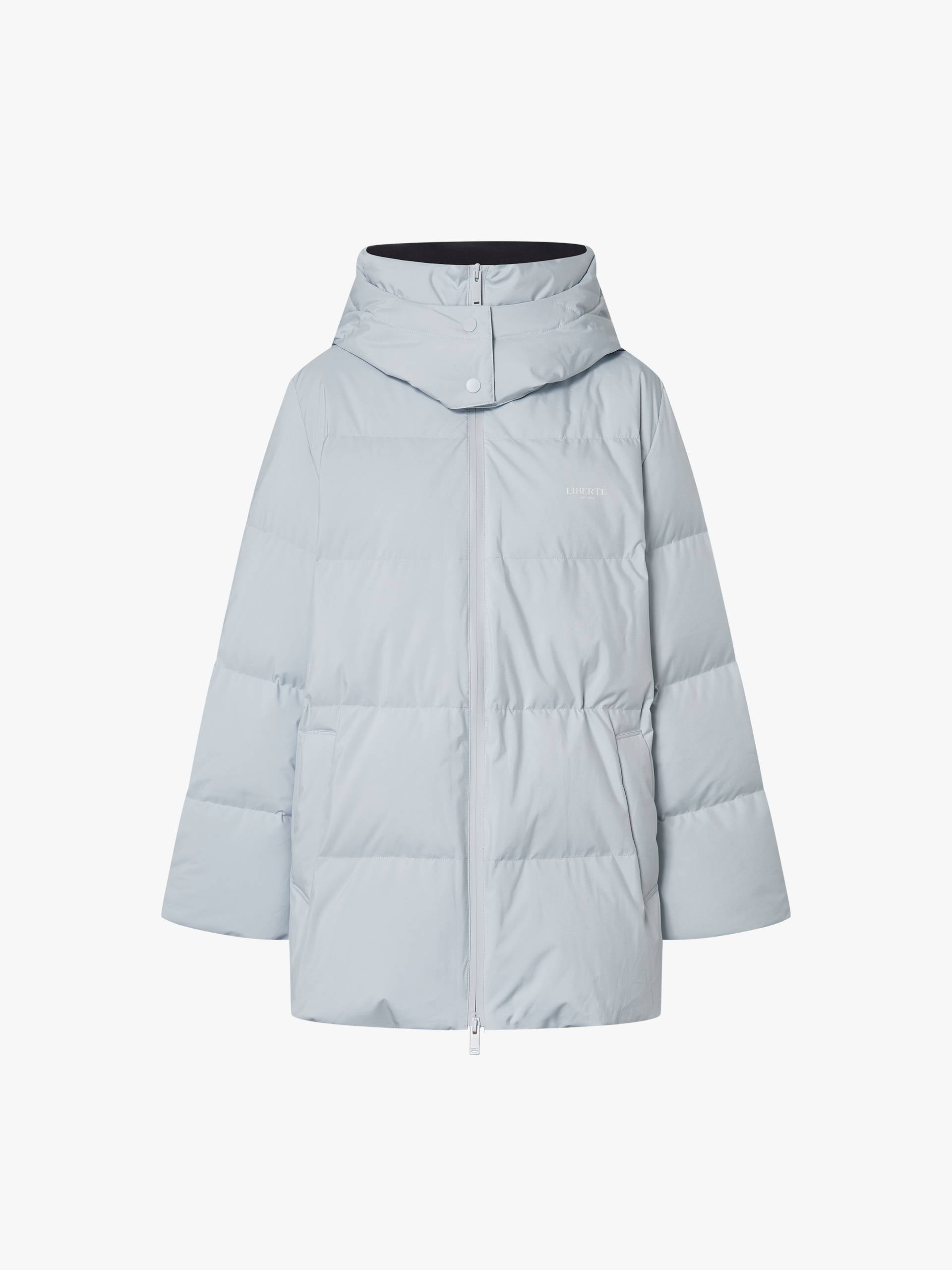 Hooded Zipper Down Jacket