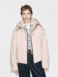 Drawstring Hooded Down Jacket