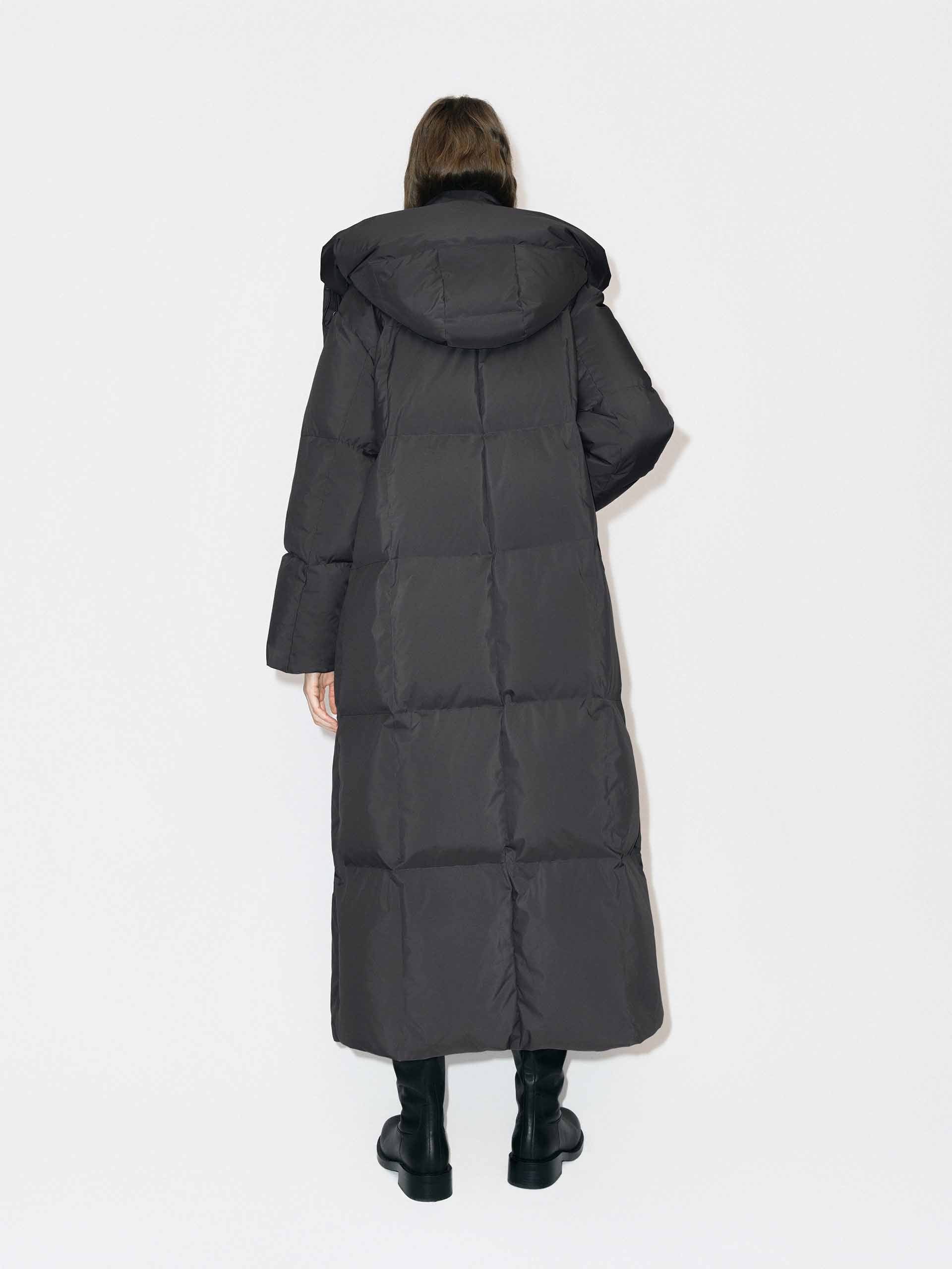 Fur Collar Long Down Jacket