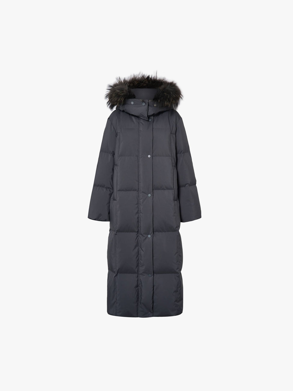Fur Collar Long Down Jacket