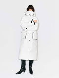 Hooded Quilted Down Coat