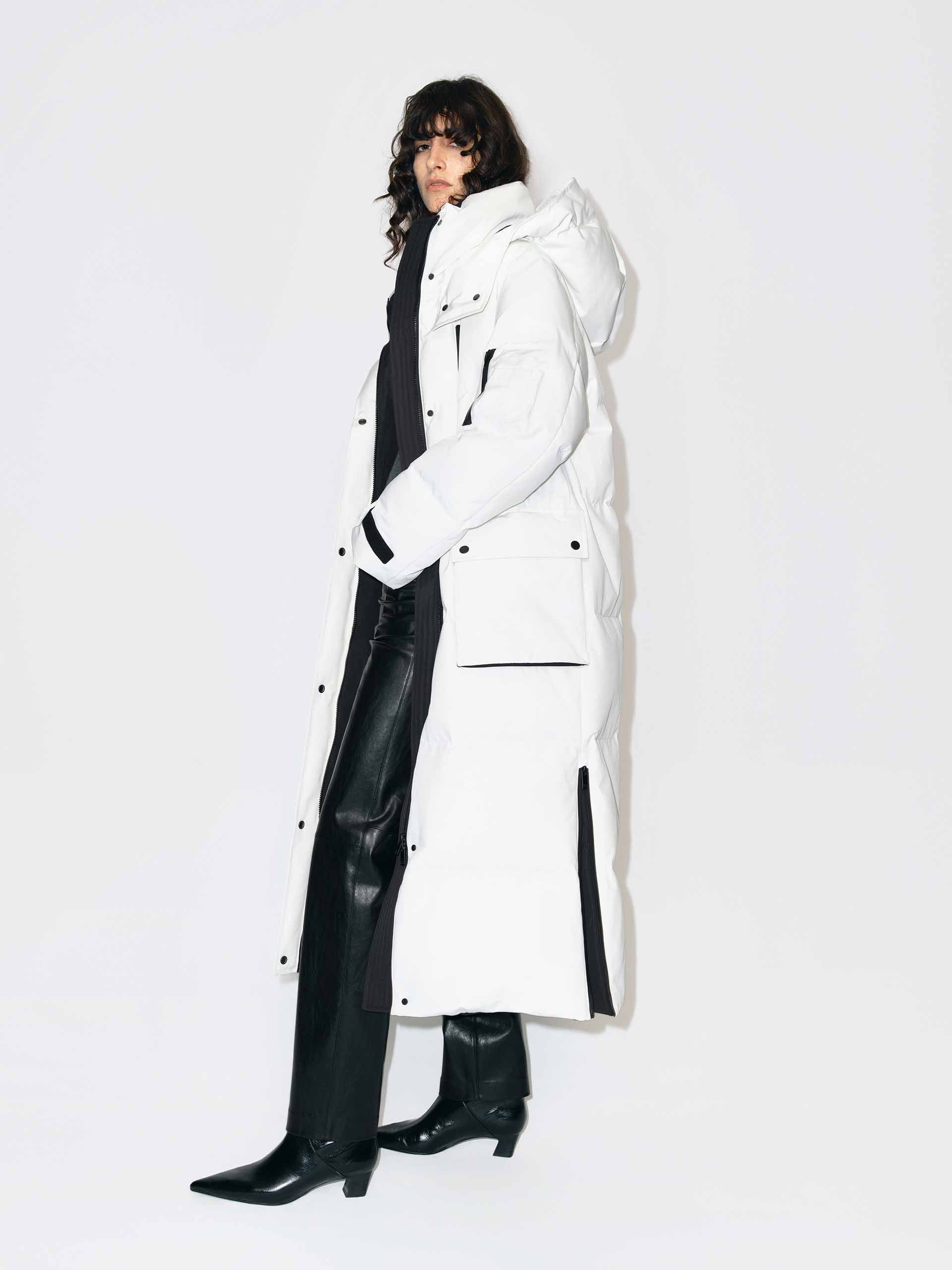 Hooded Quilted Down Coat