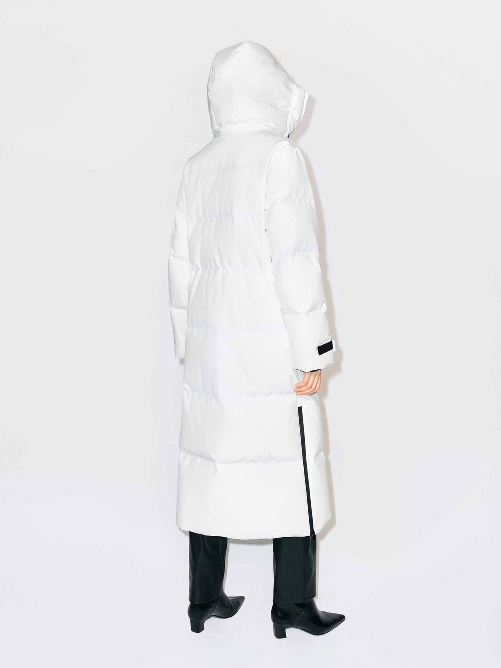 Hooded Quilted Down Coat