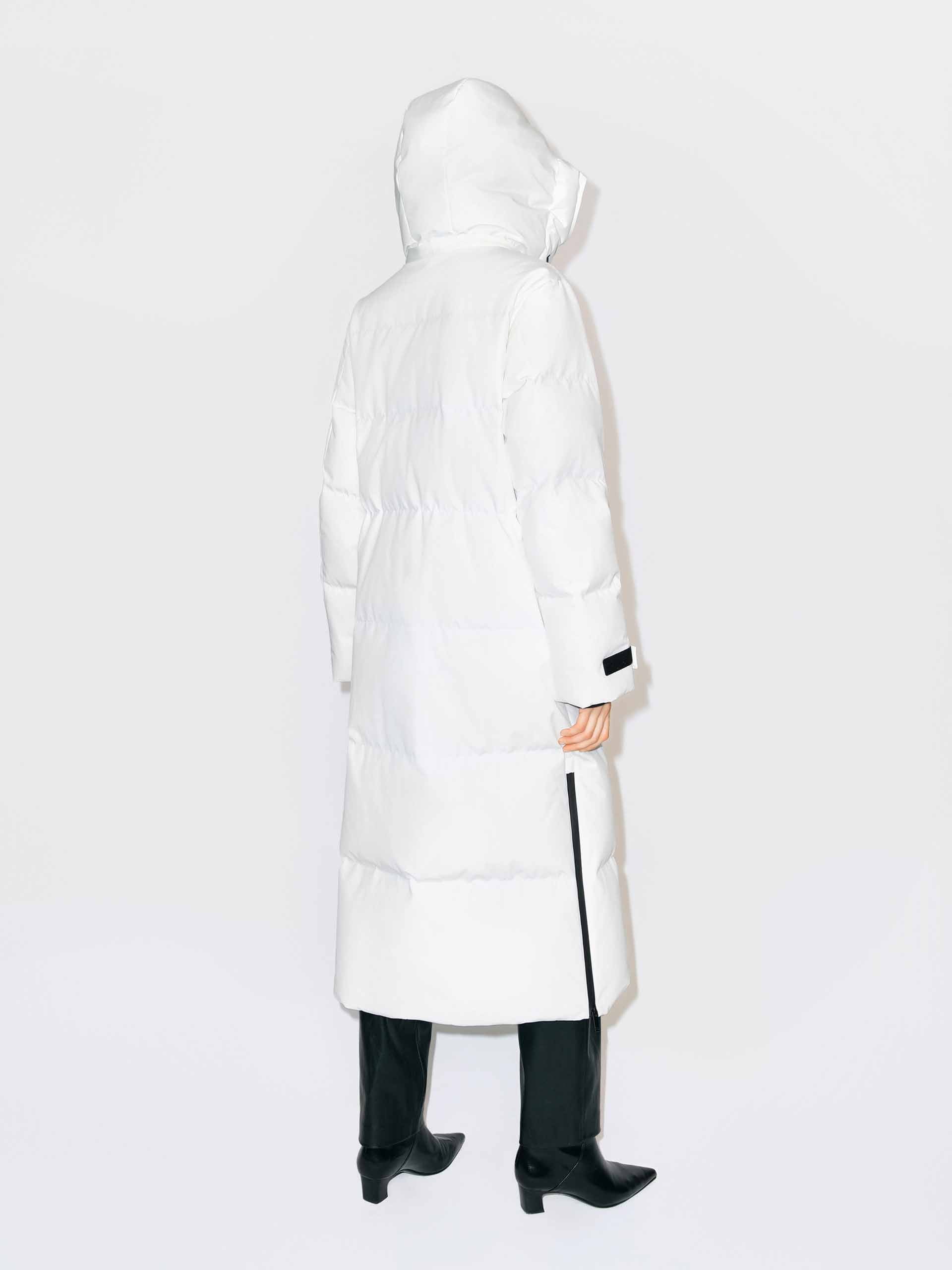 Hooded Quilted Down Coat