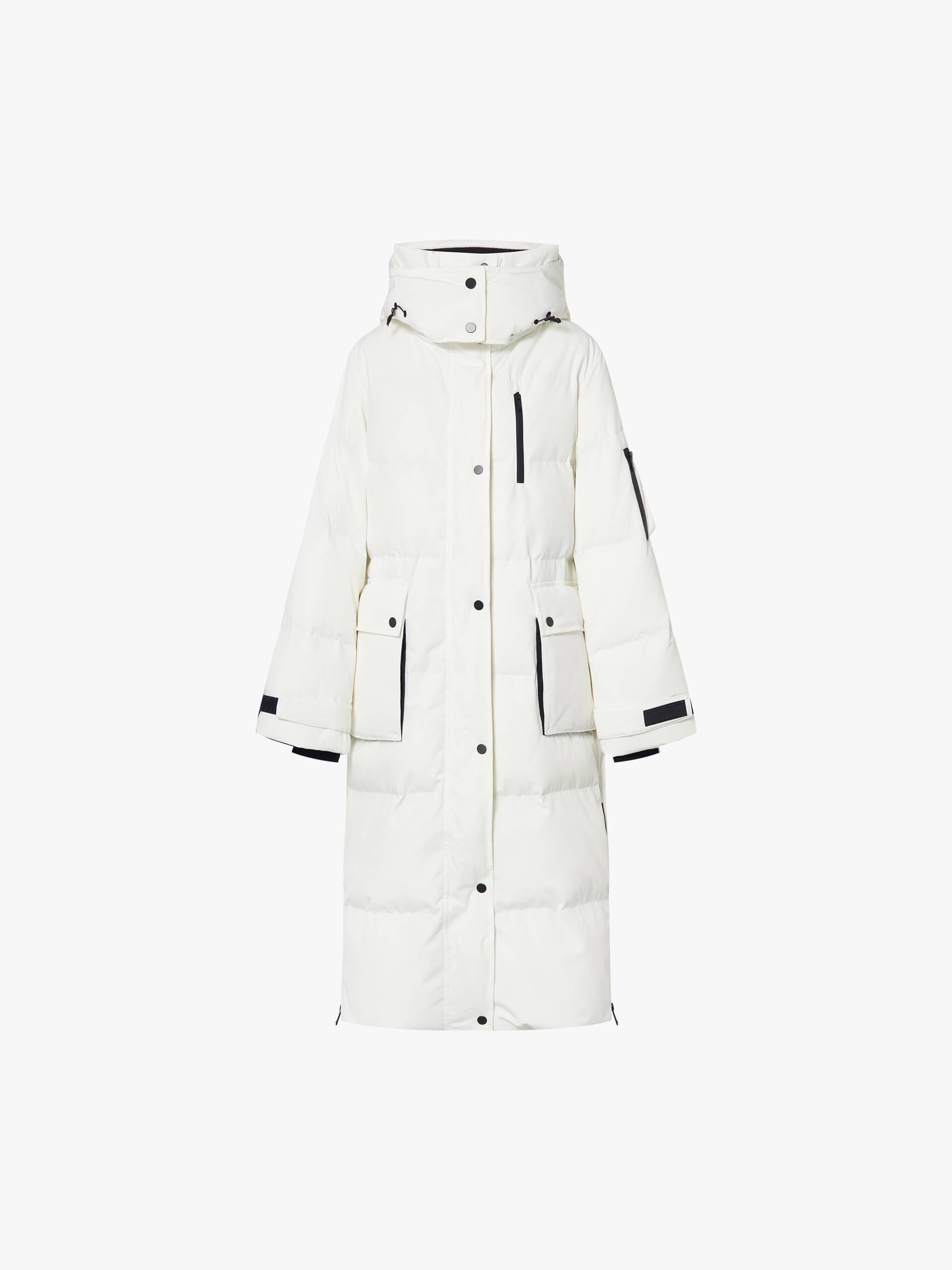 Hooded Quilted Down Coat