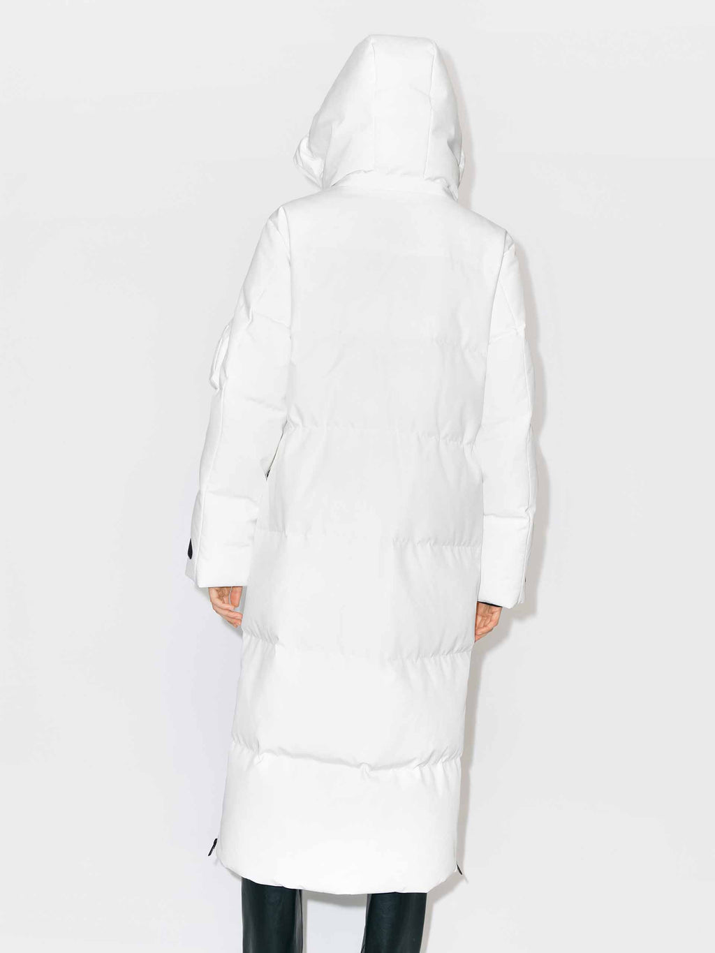 Hooded Quilted Down Coat