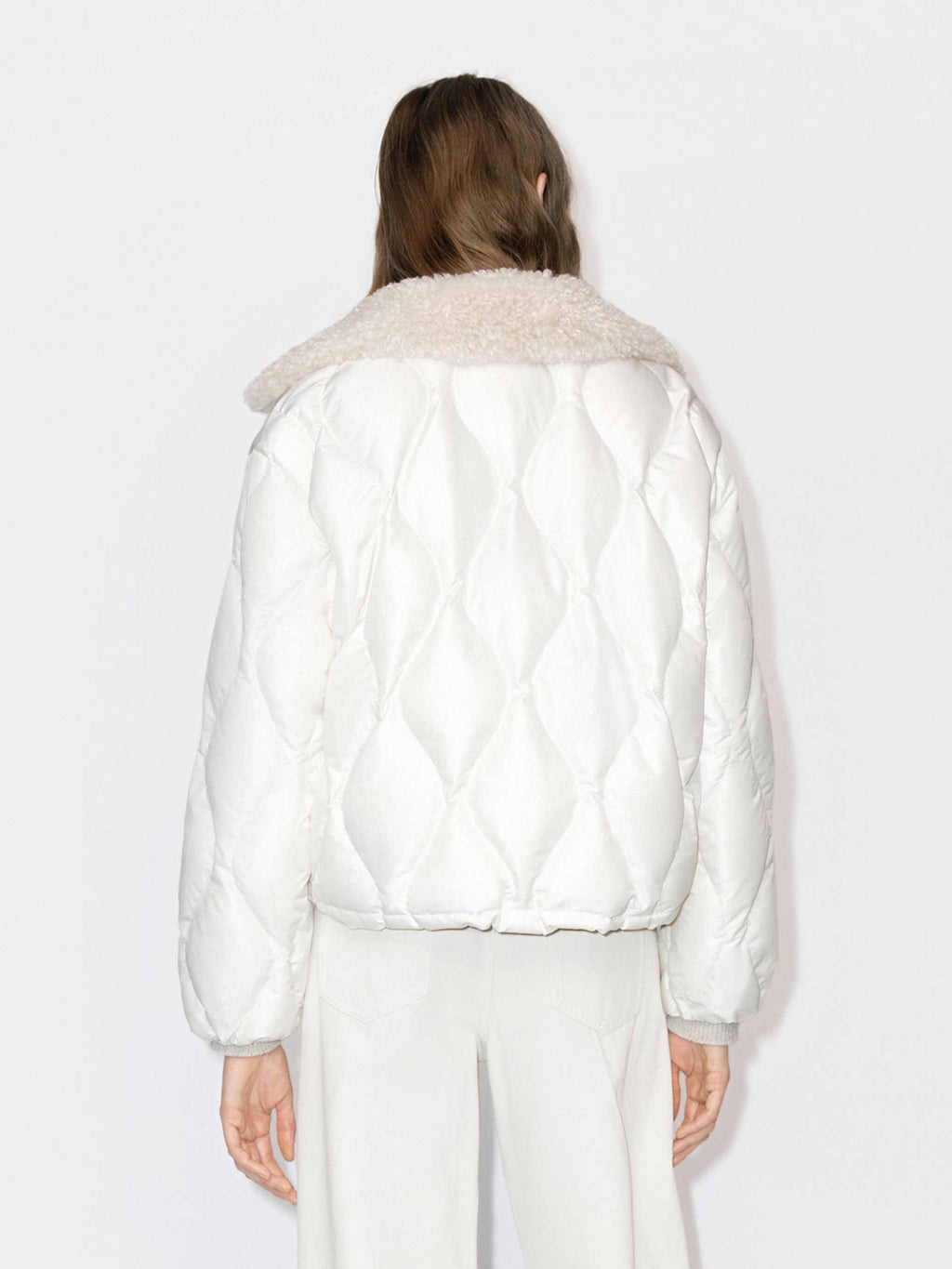 Fur Collar Quilted Down Jacket