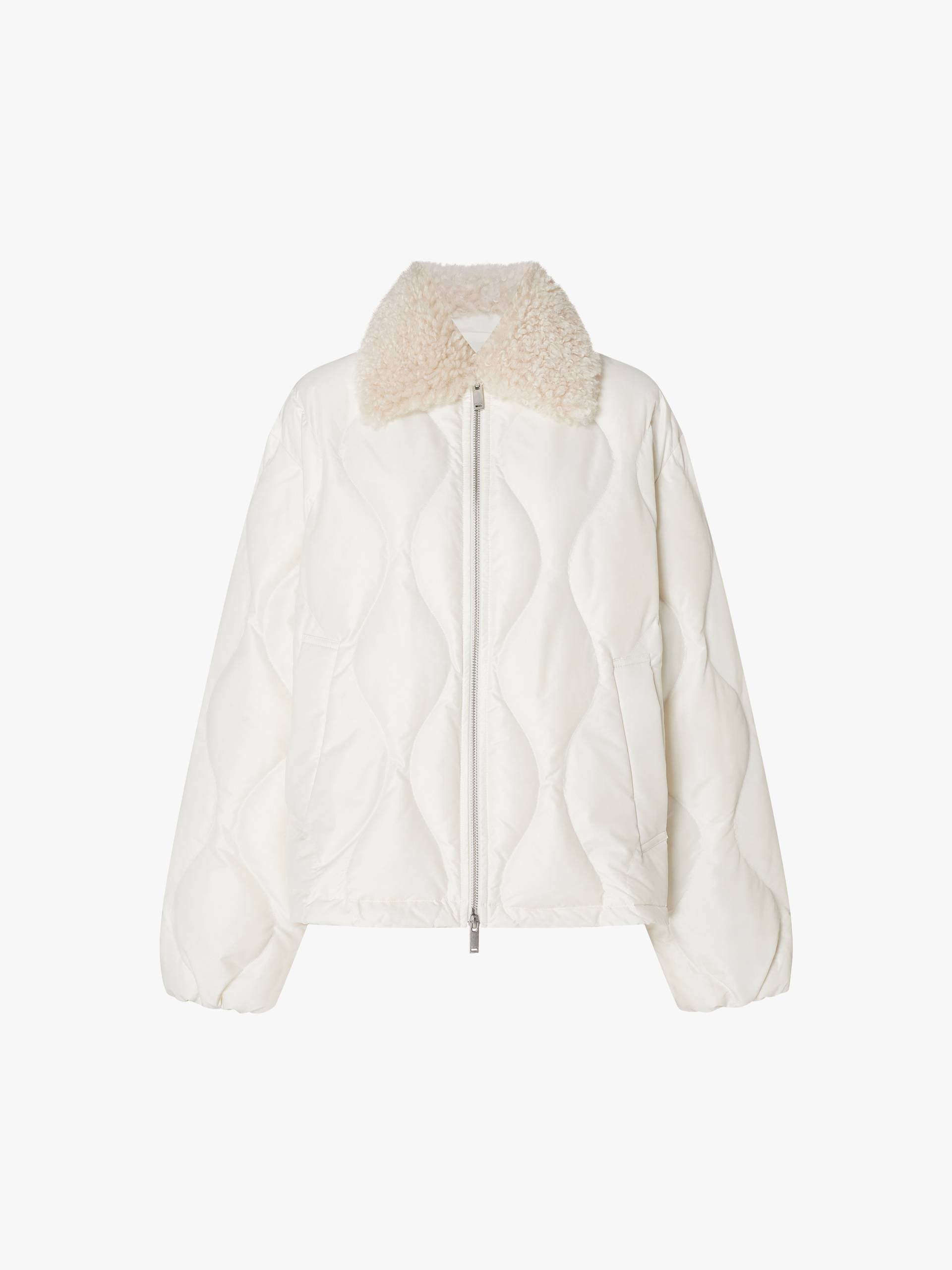Fur Collar Quilted Down Jacket