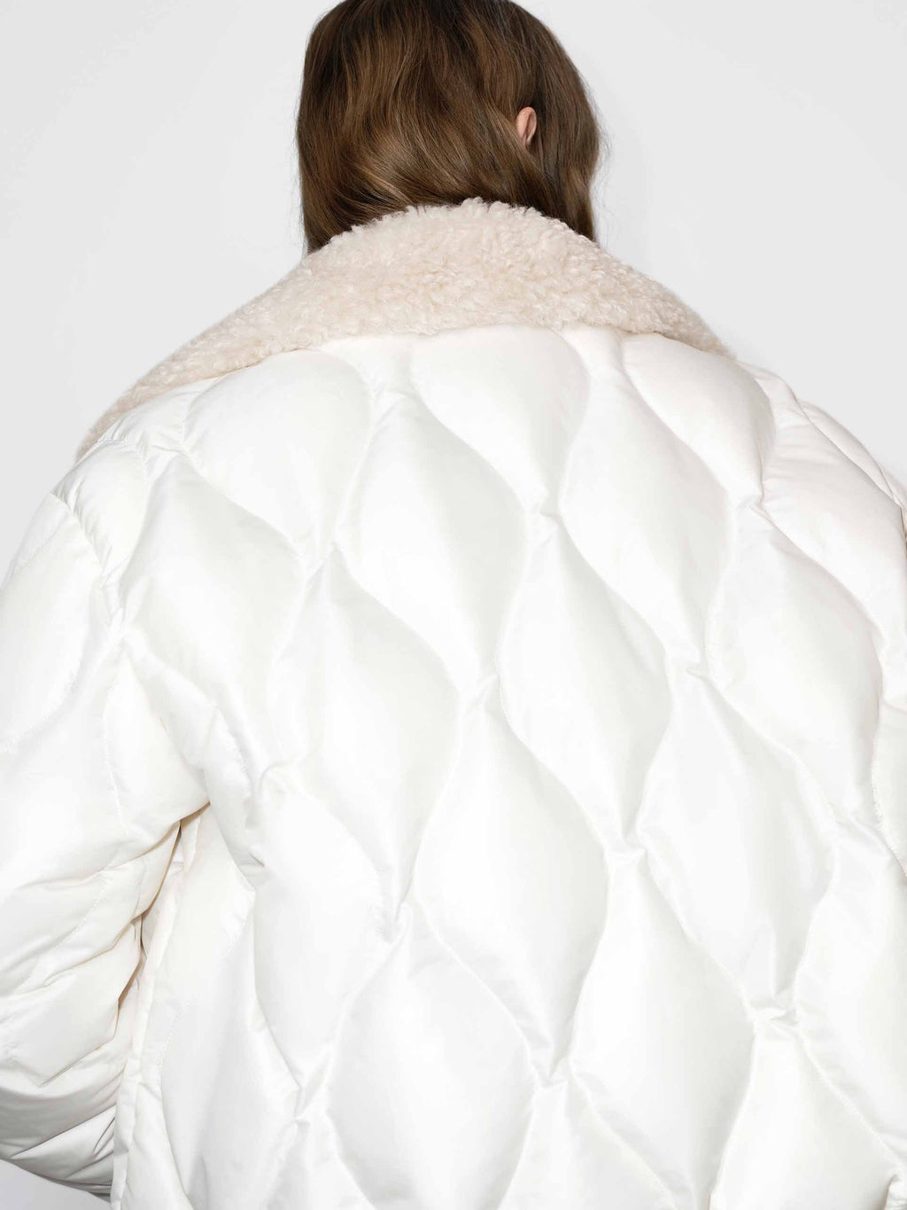 Fur Collar Quilted Down Jacket