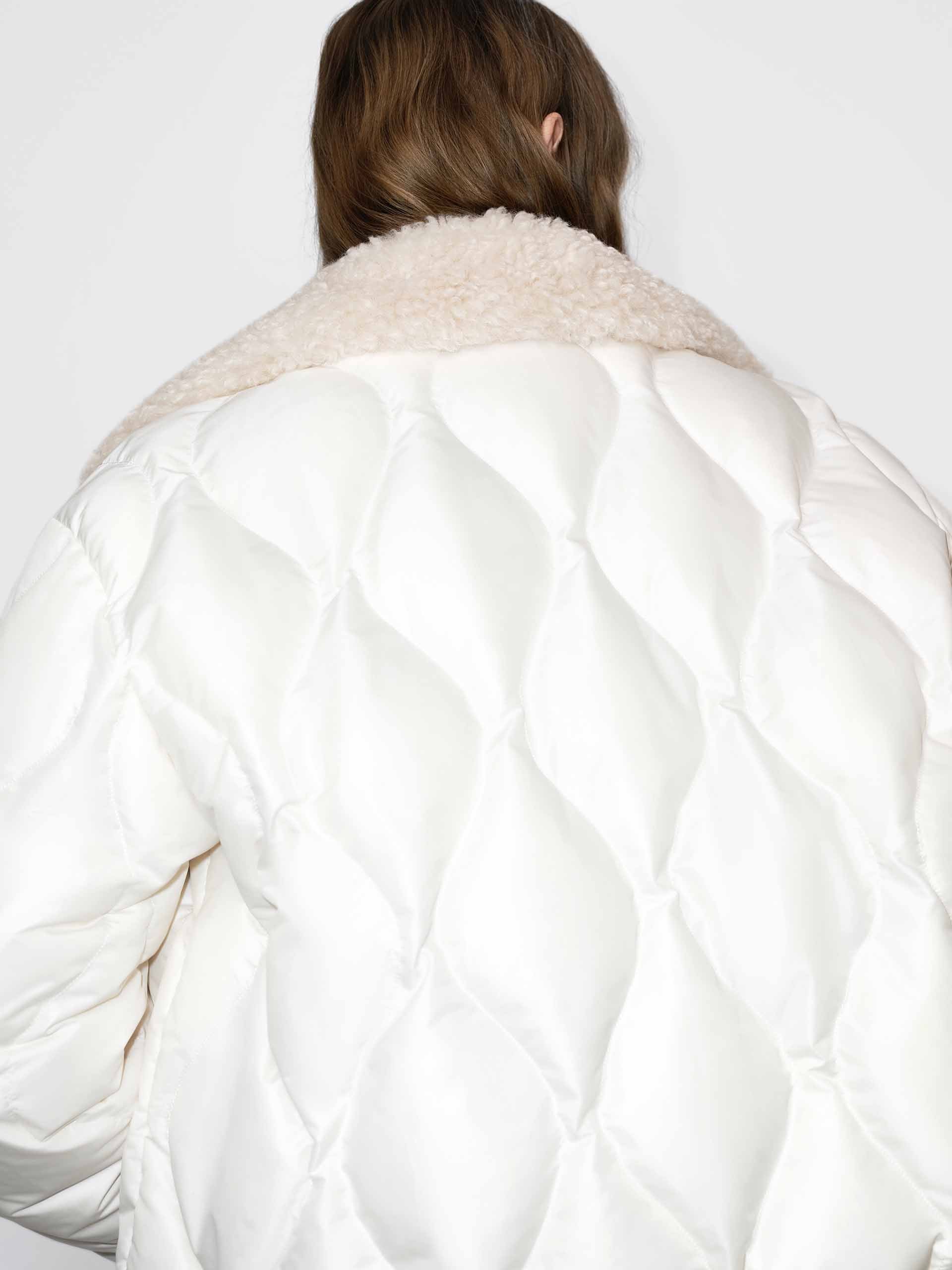 Fur Collar Quilted Down Jacket
