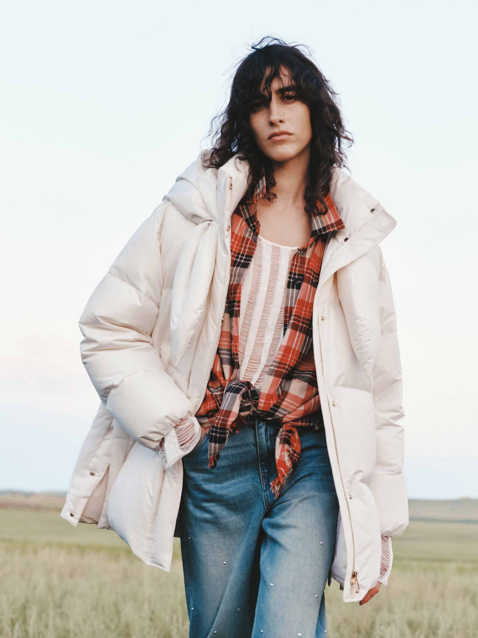 Hooded Quilted Down Jacket