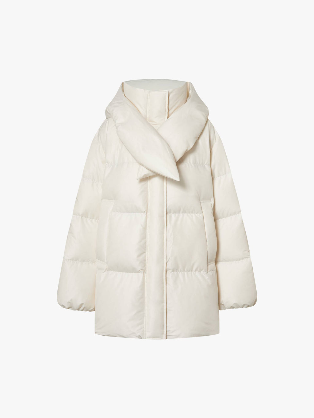 Hooded Quilted Down Jacket
