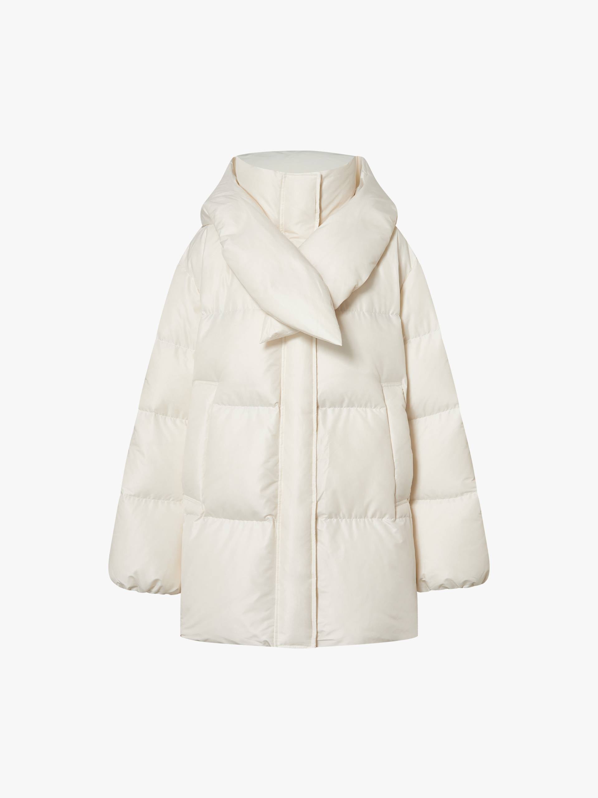 Hooded Quilted Down Jacket