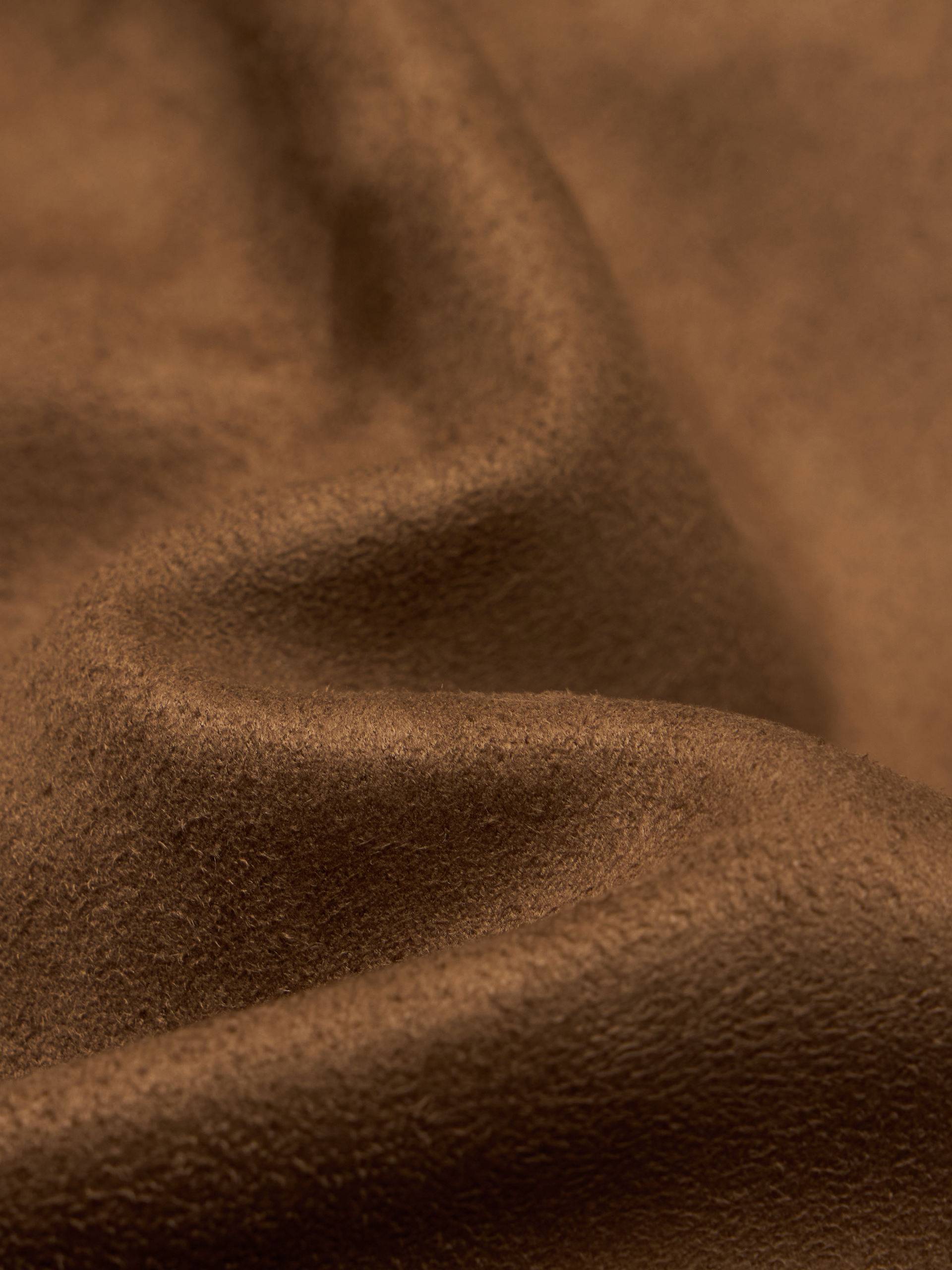 Leather Collar Down Jacket
