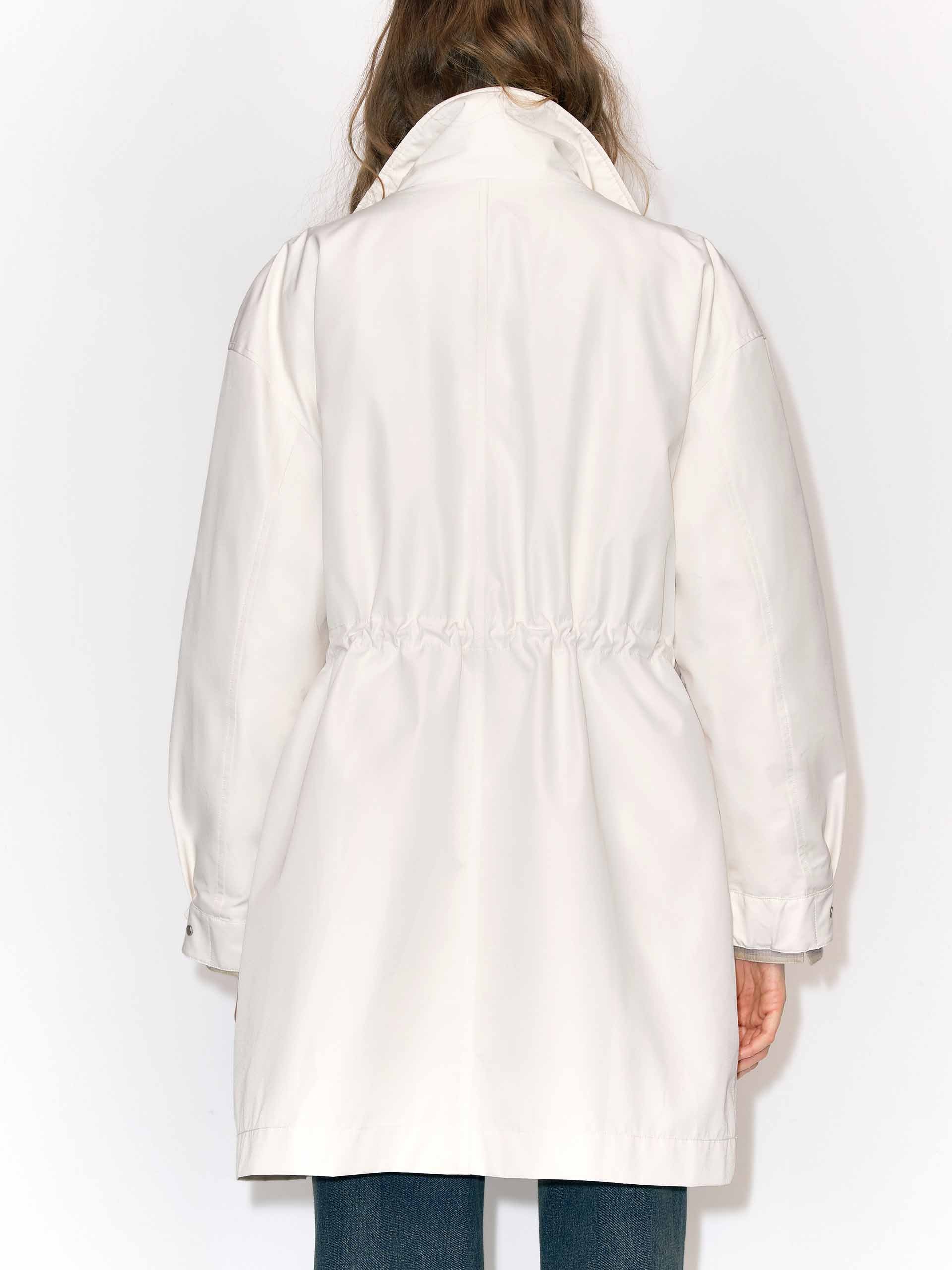 Fur Collar Drawstring Down Jacket