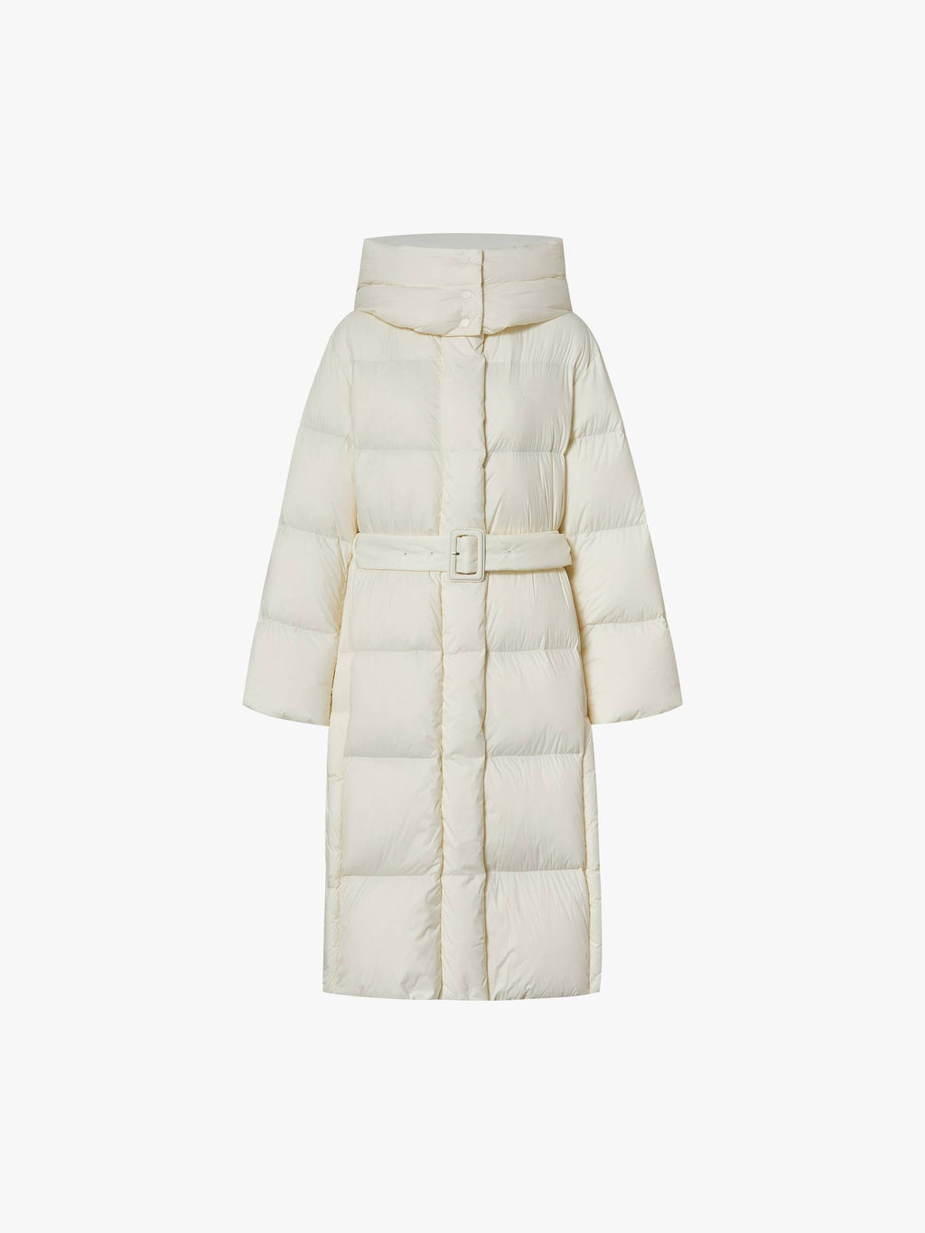 With Belt Longline Down Jacket