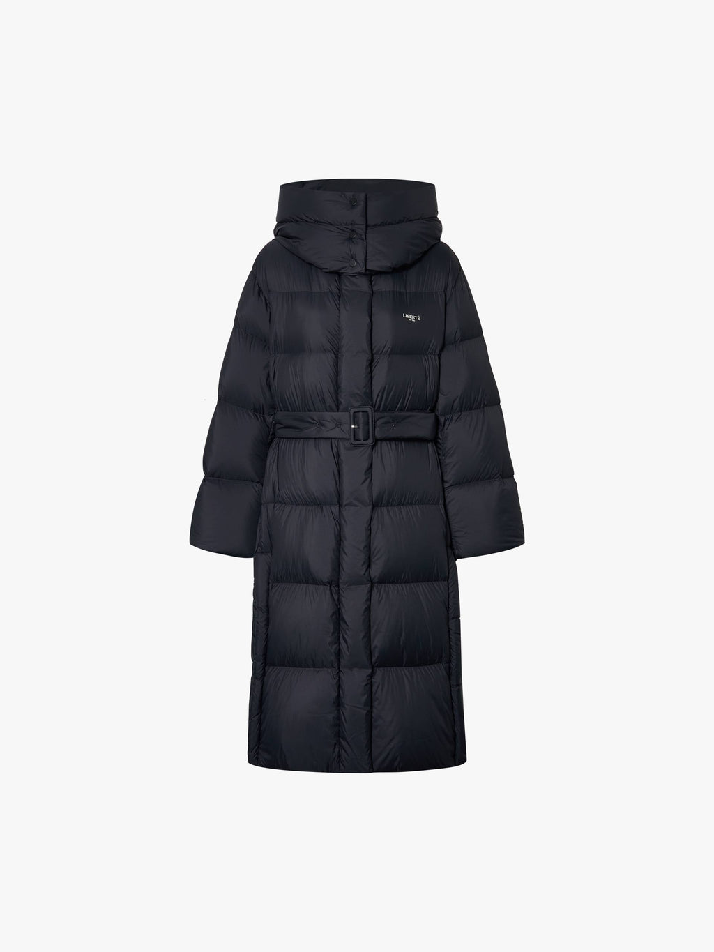 With Belt Longline Down Jacket