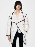 Contrast Trim Down Jacket