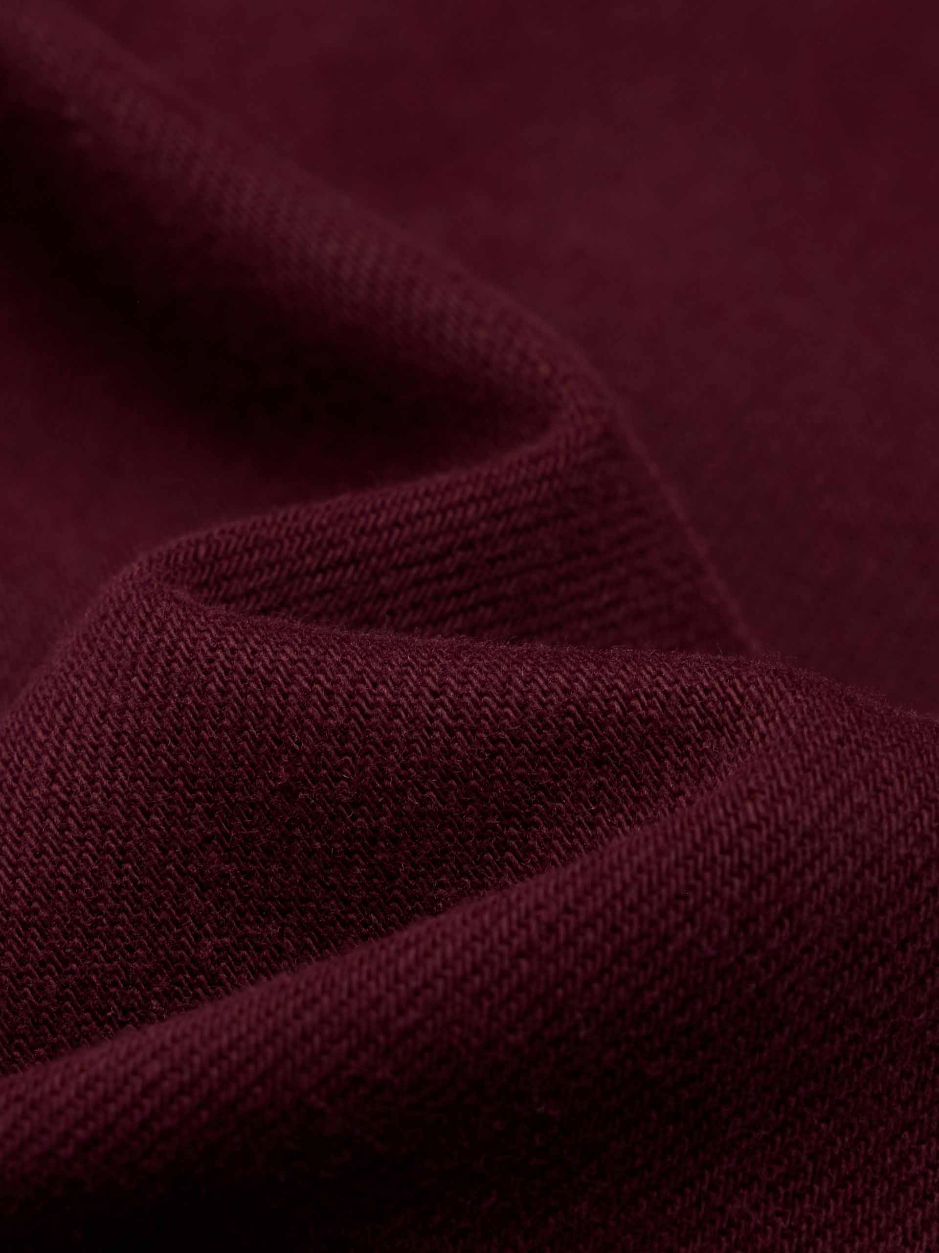 Pure Cotton Burgundy Jeans