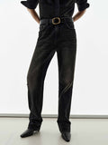 Whisker Effect Ripped Jeans