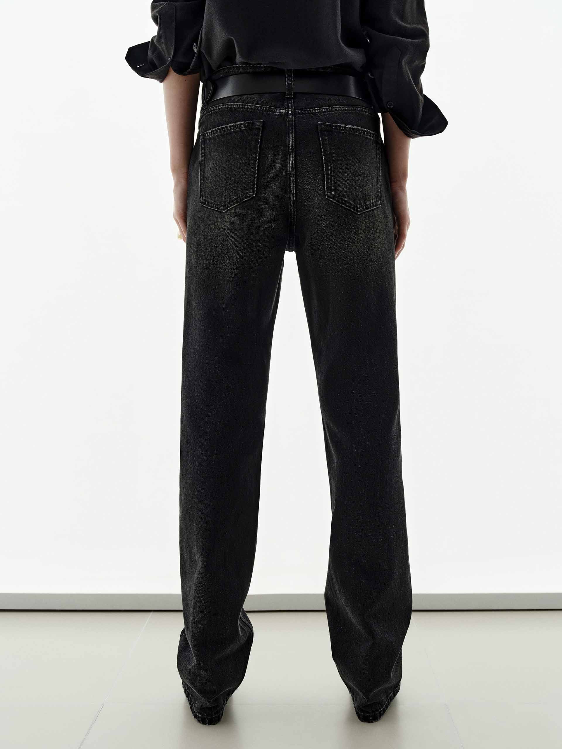 Whisker Effect Ripped Jeans