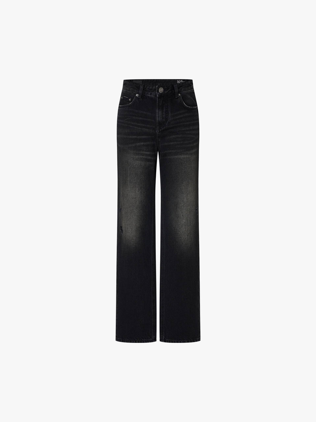 Whisker Effect Ripped Jeans