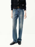 Cotton Blend Blue Jeans