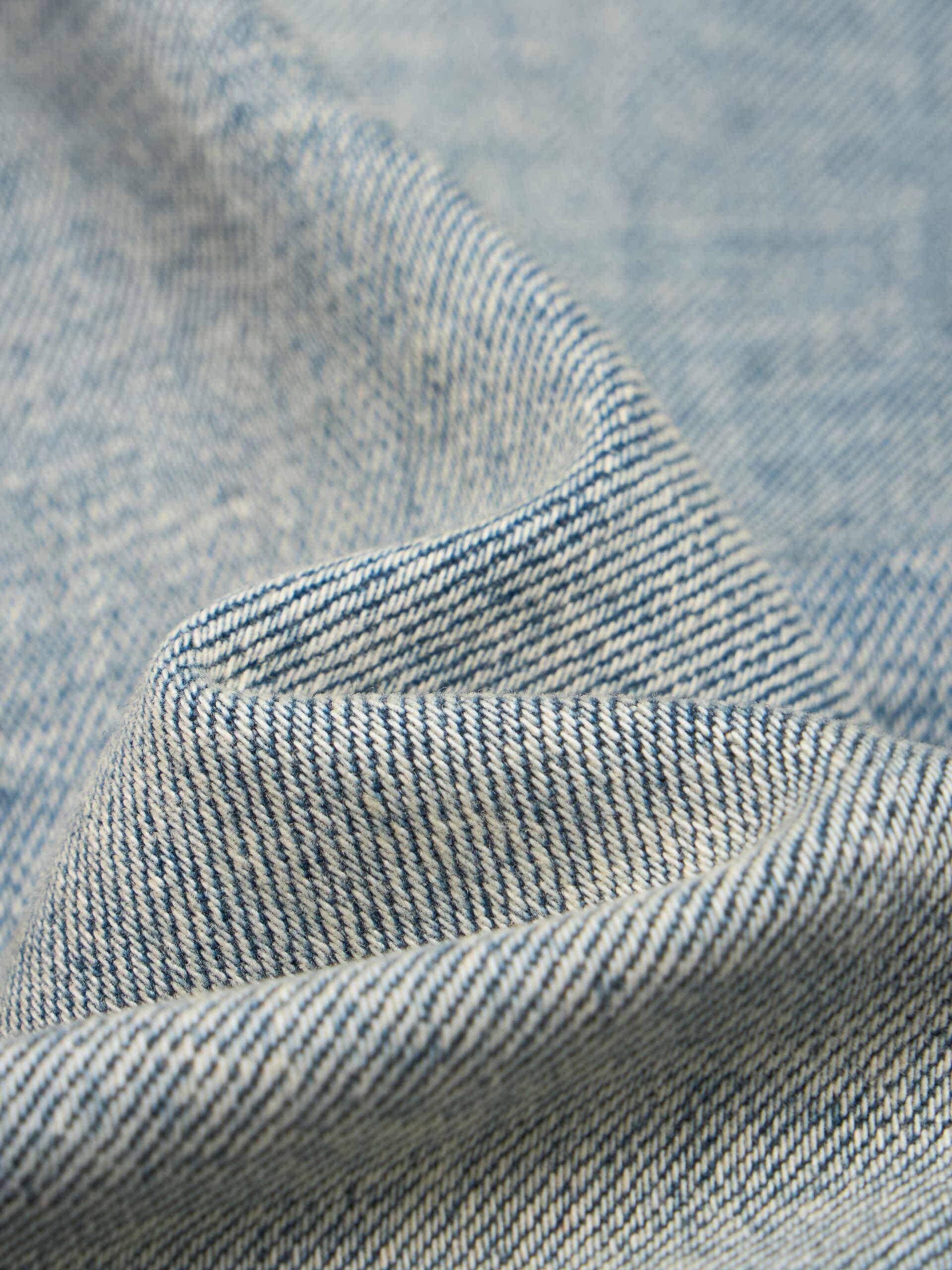 Cotton Blend Blue Jeans