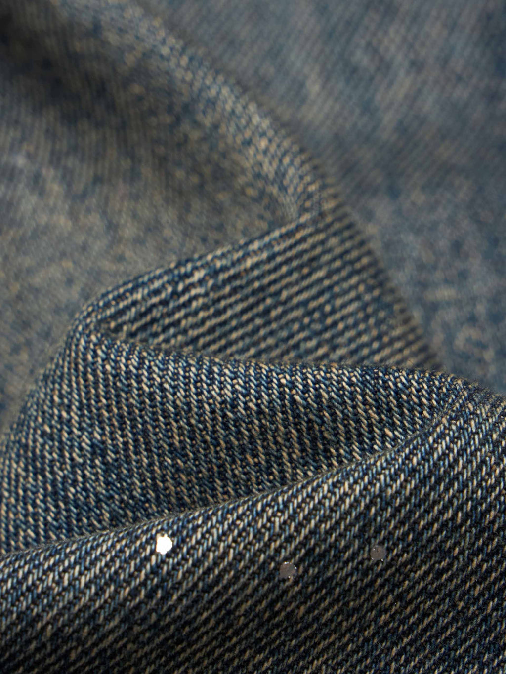 Hotfix Rhinestone Cotton Jeans