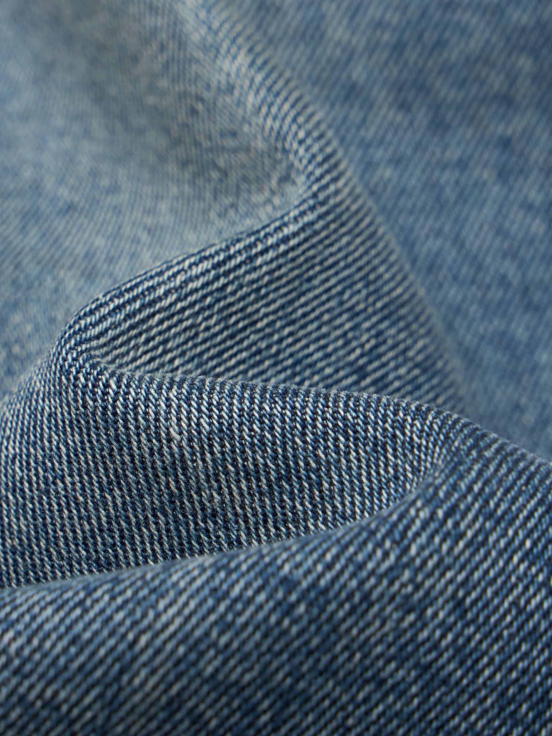 Whisker Effect Flared Jeans