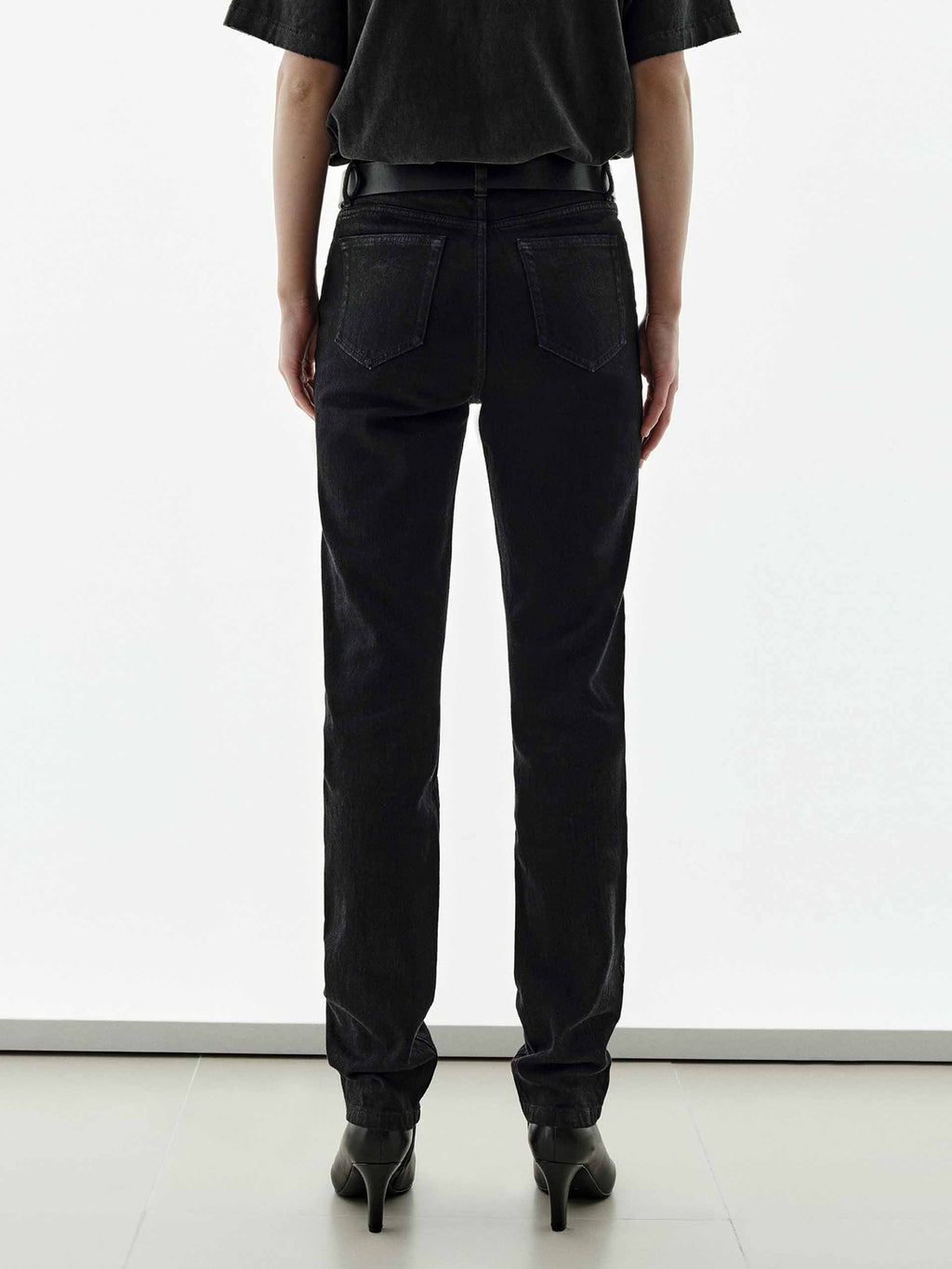 Cotton Blend Ankle Jeans