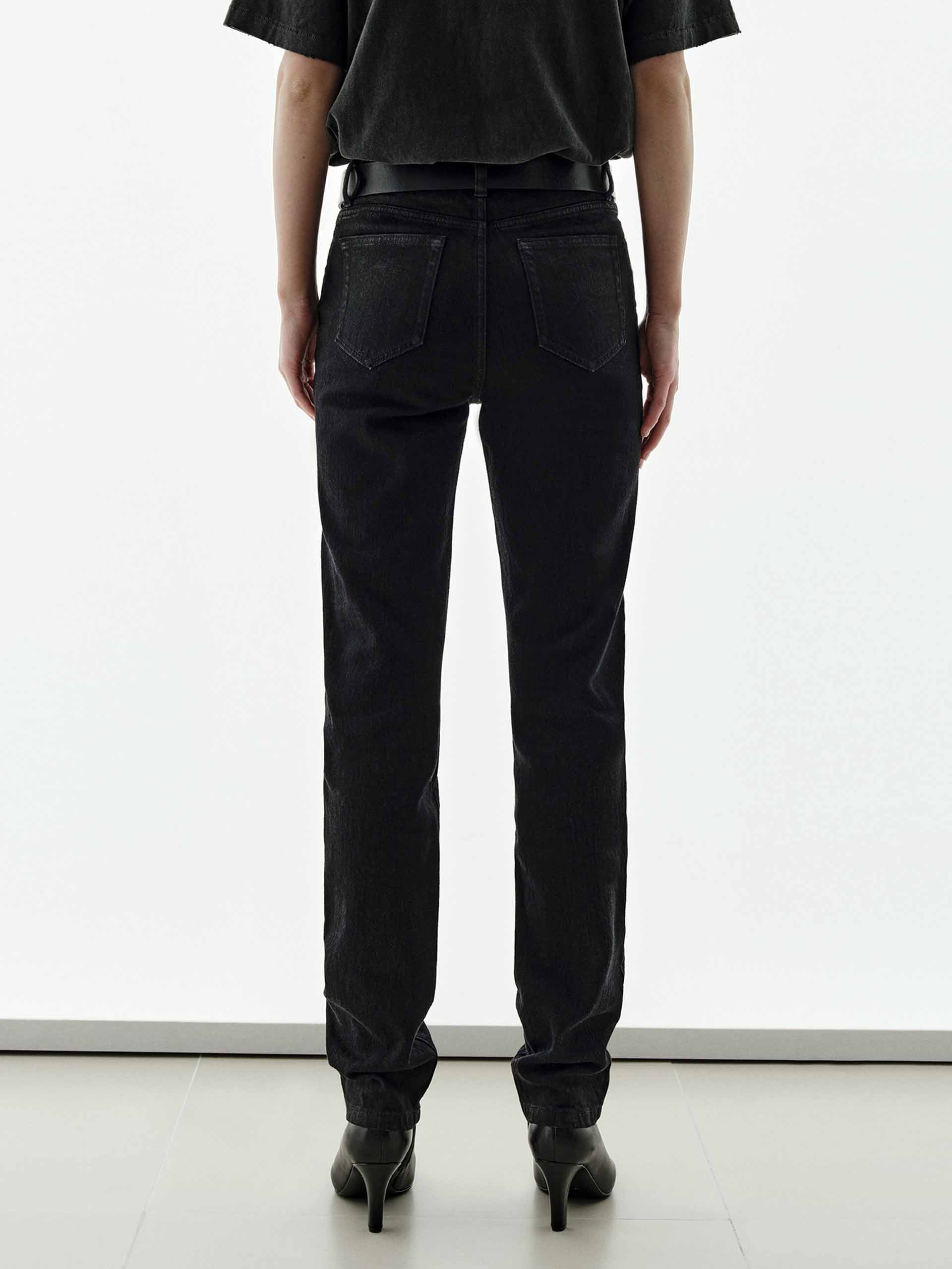 Cotton Blend Ankle Jeans