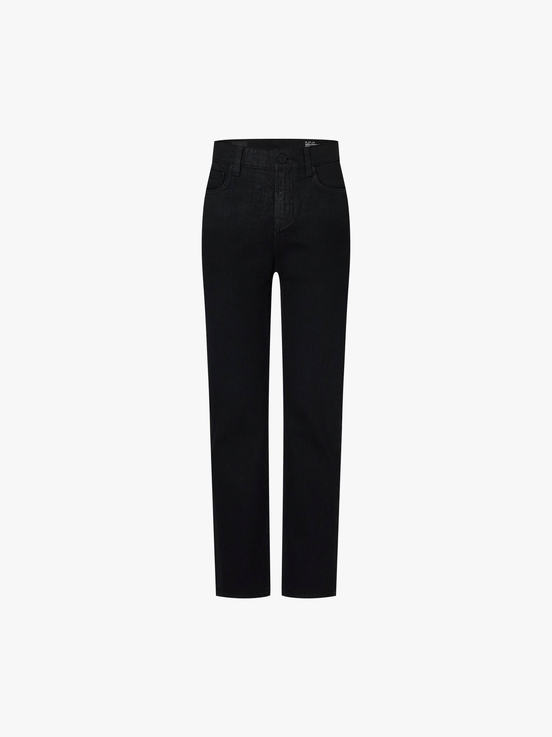 Cotton Blend Ankle Jeans