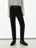 Cotton Blend Ankle Jeans