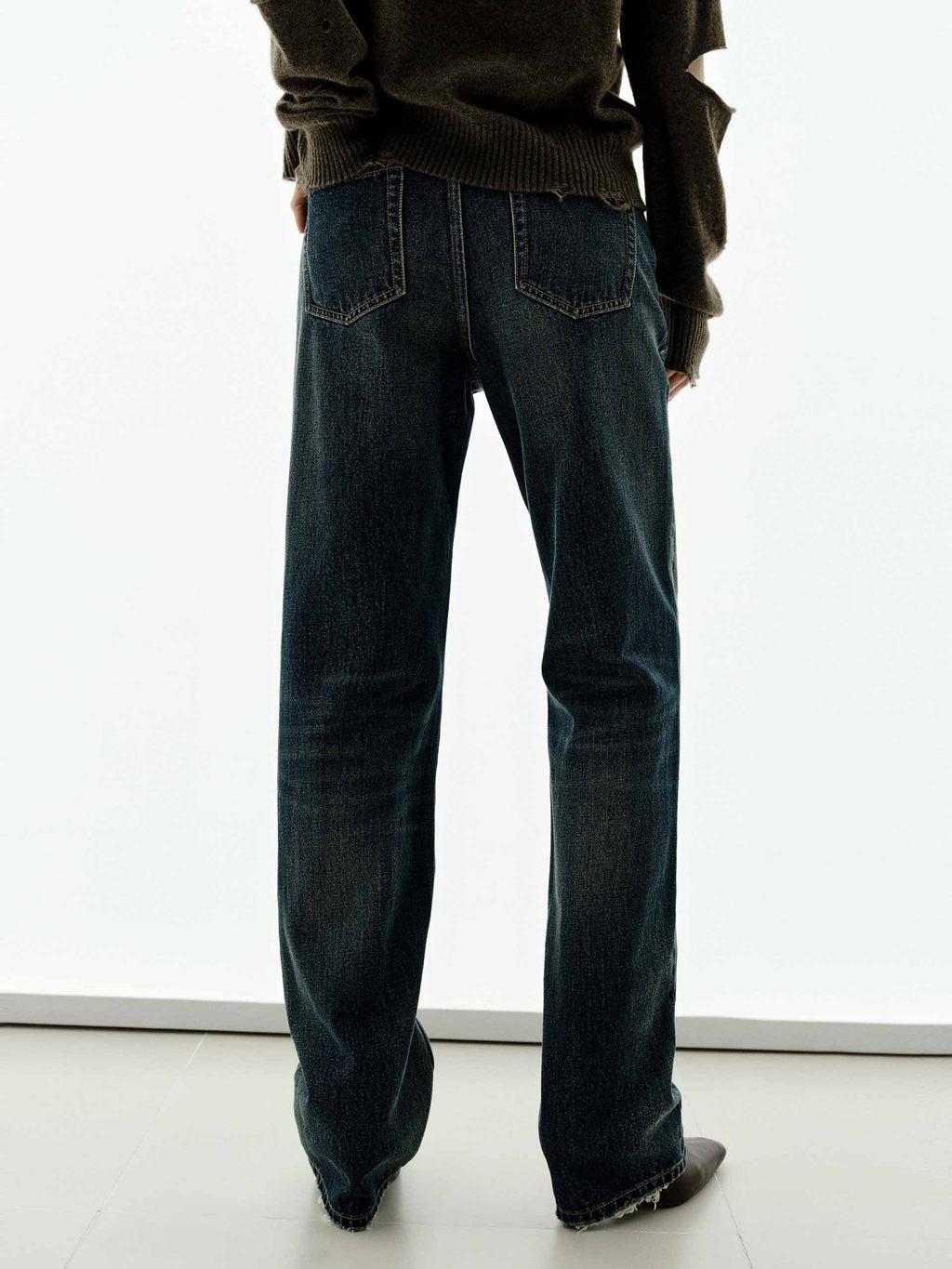 Pure Cotton Ripped Jeans