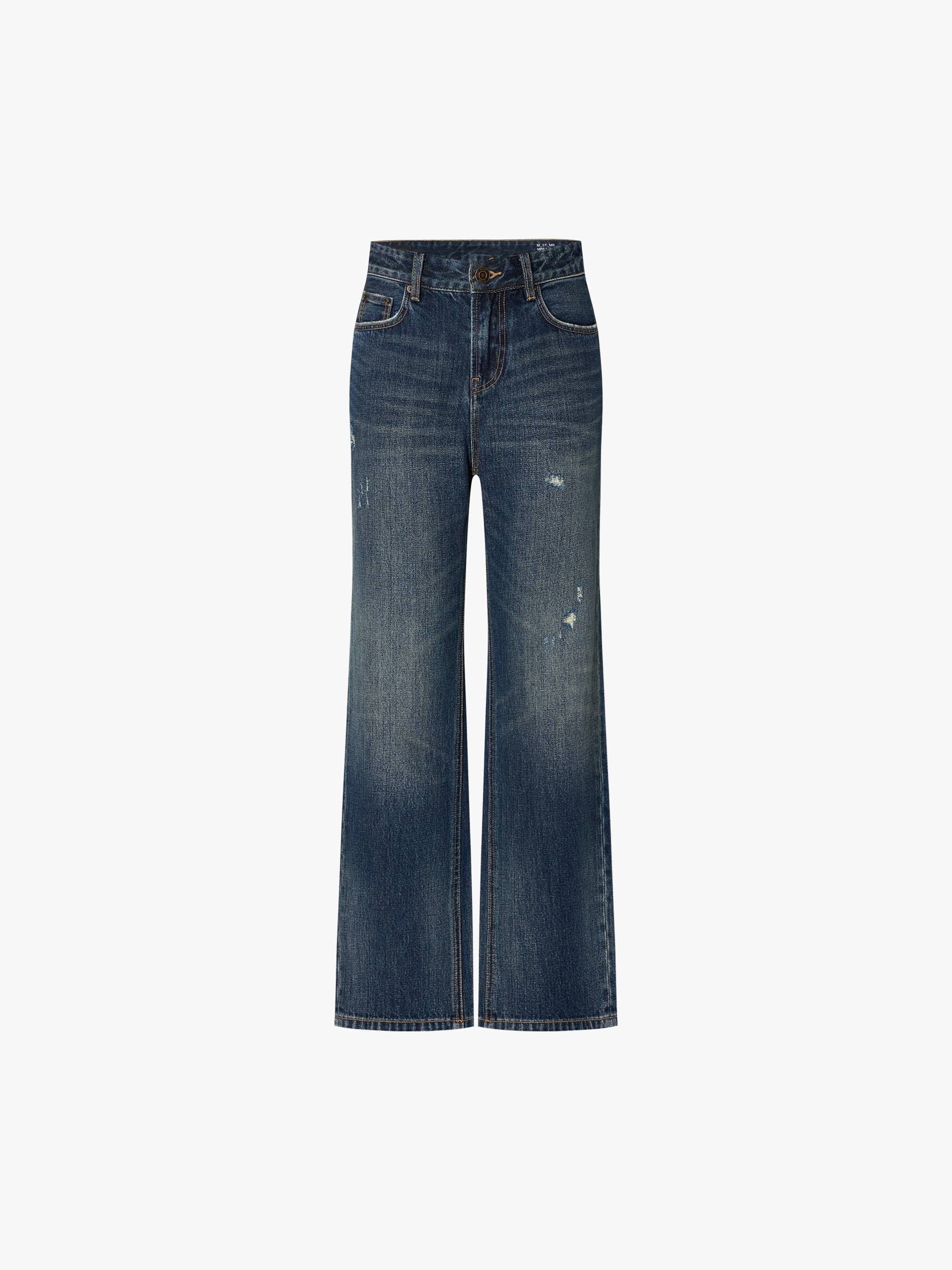 Pure Cotton Ripped Jeans